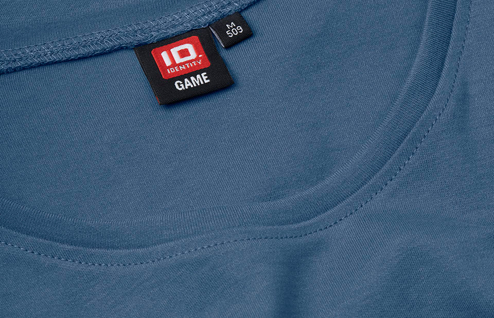 ID 0509 Interlock T-shirt | l/æ | dame nærbillede med logo