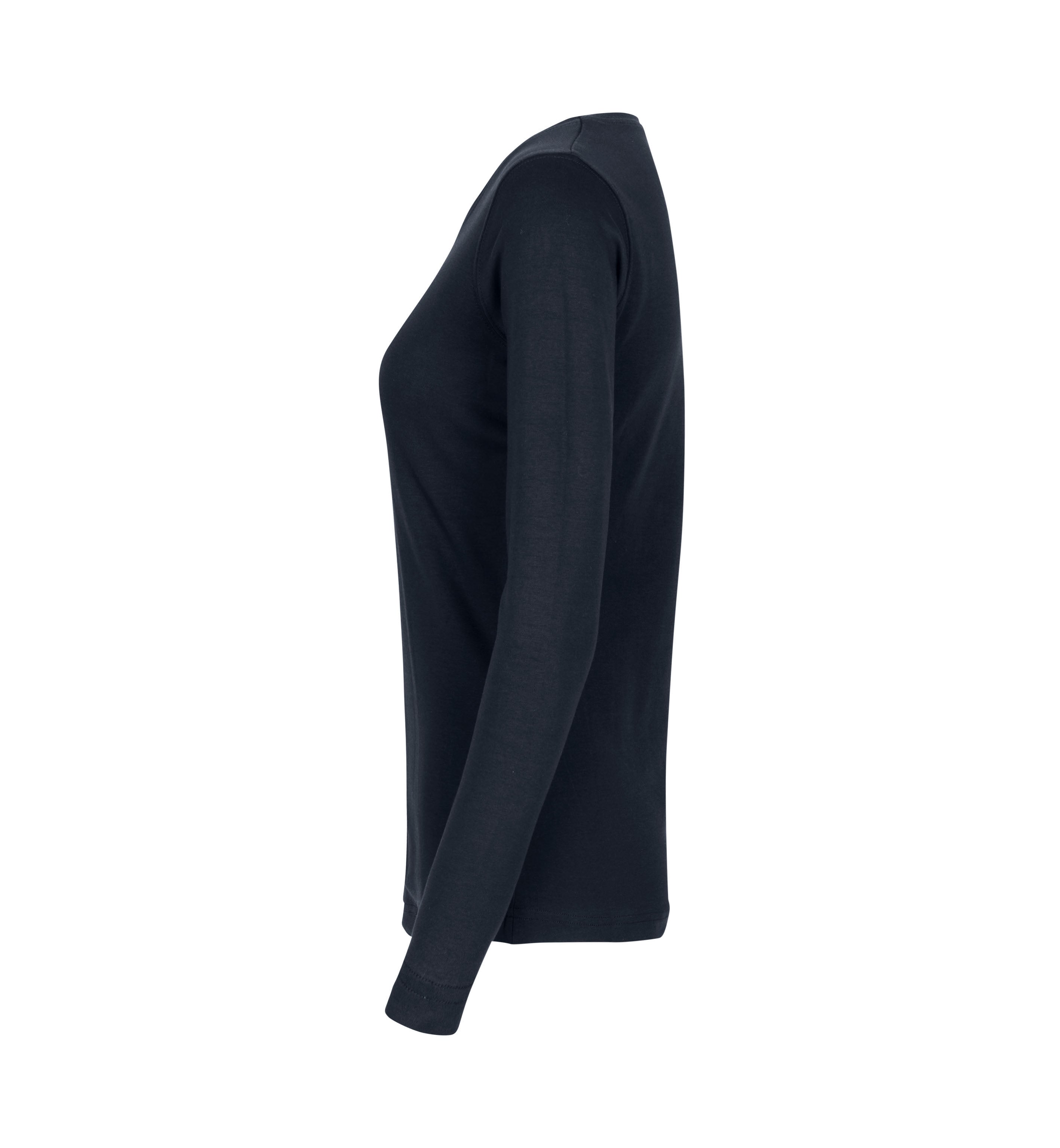 ID 0509 Interlock T-shirt | l/æ | dame detalje med firmalogo