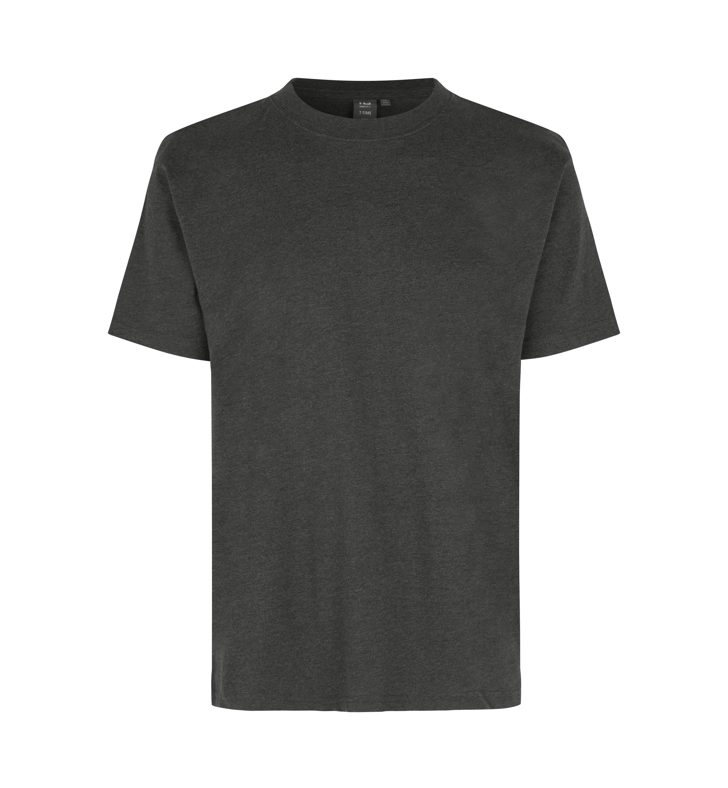 ID 0510 T-TIME® T-shirt nærbillede med tryk