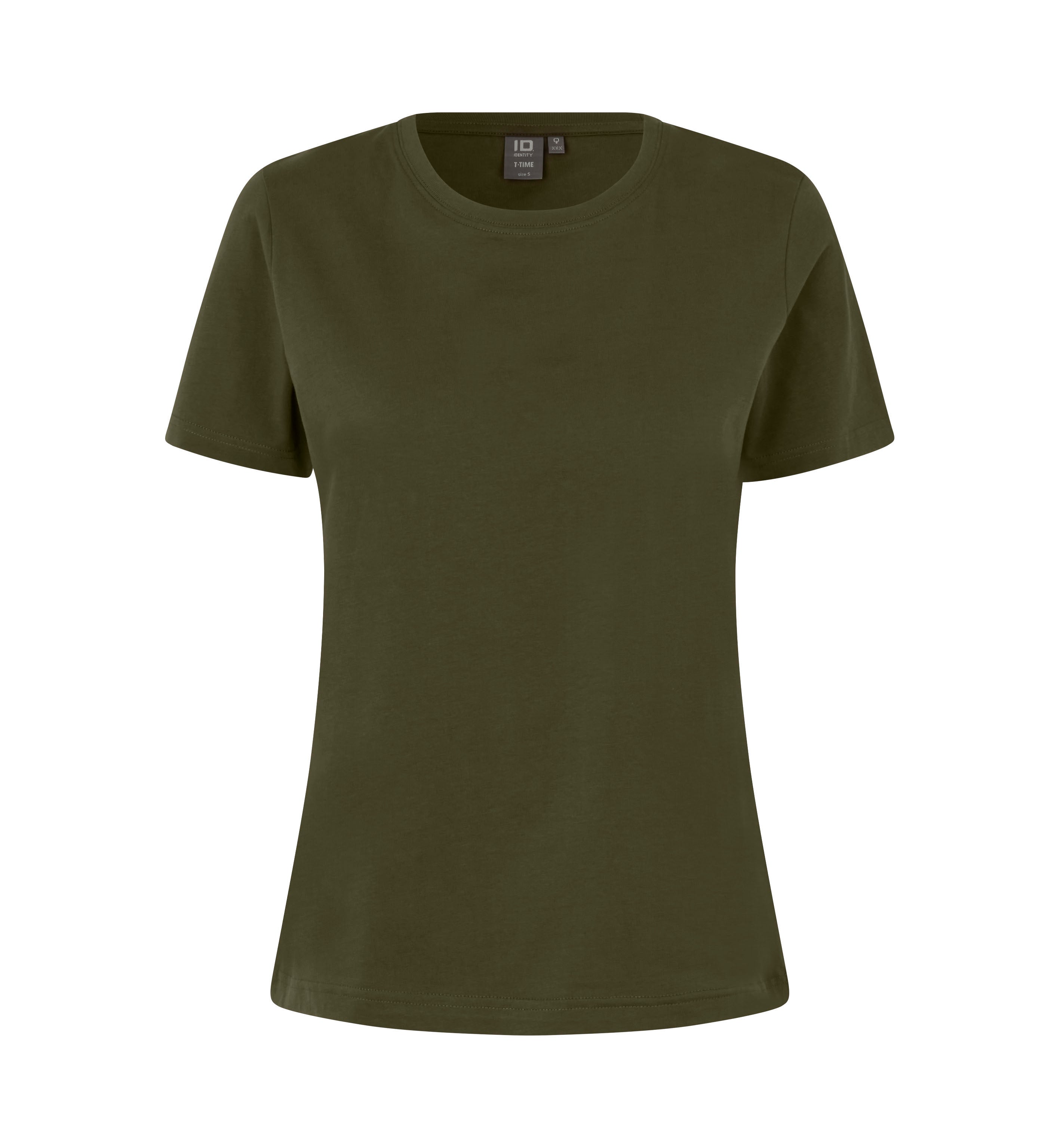 ID 0511 T-TIME® T-shirt | dame detalje med firmalogo