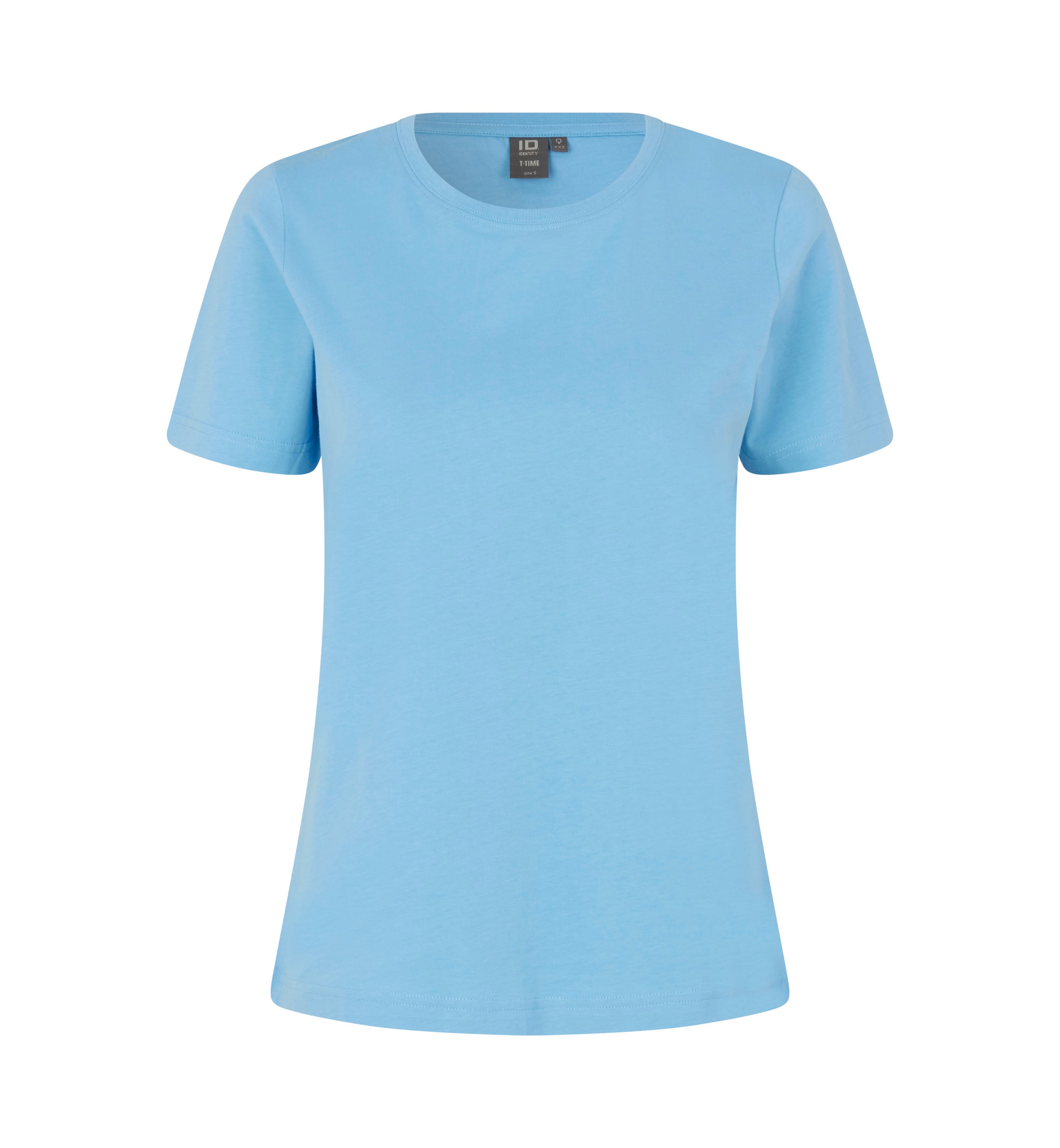 ID 0511 T-TIME® T-shirt | dame nærbillede med tryk