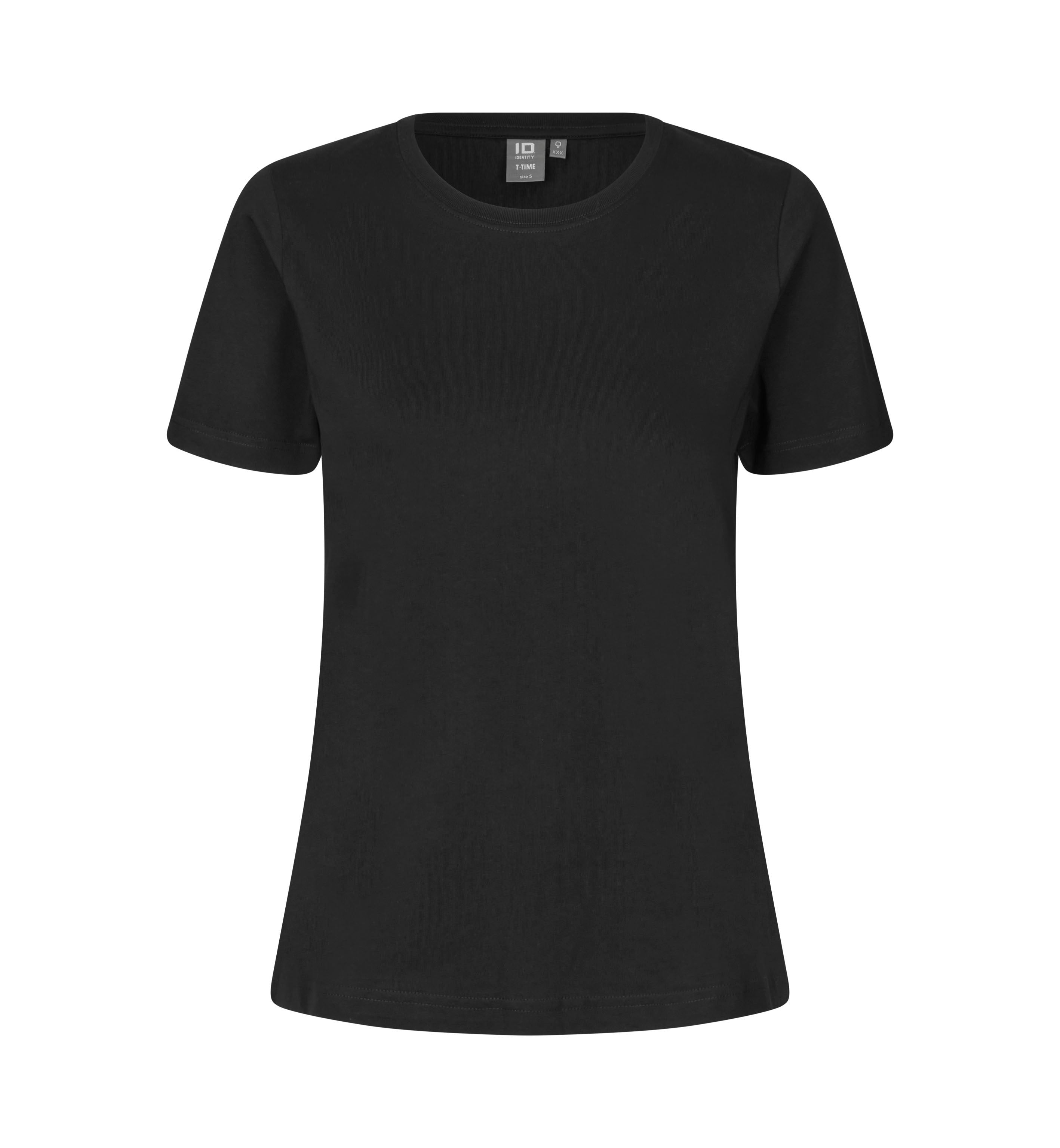 ID 0511 T-TIME® T-shirt | dame detalje med logo