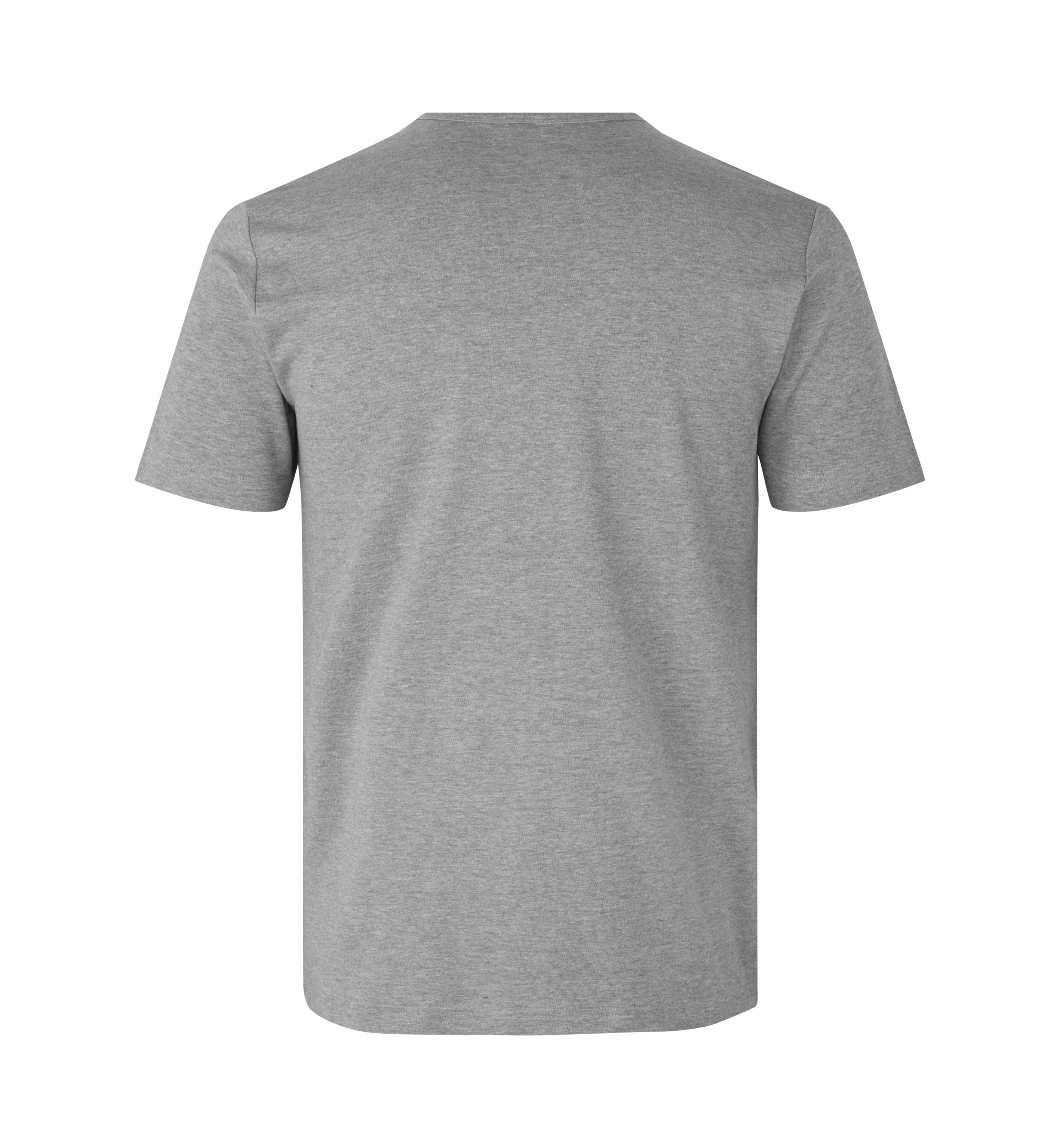 ID 0517 Interlock T-shirt nærbillede med logo