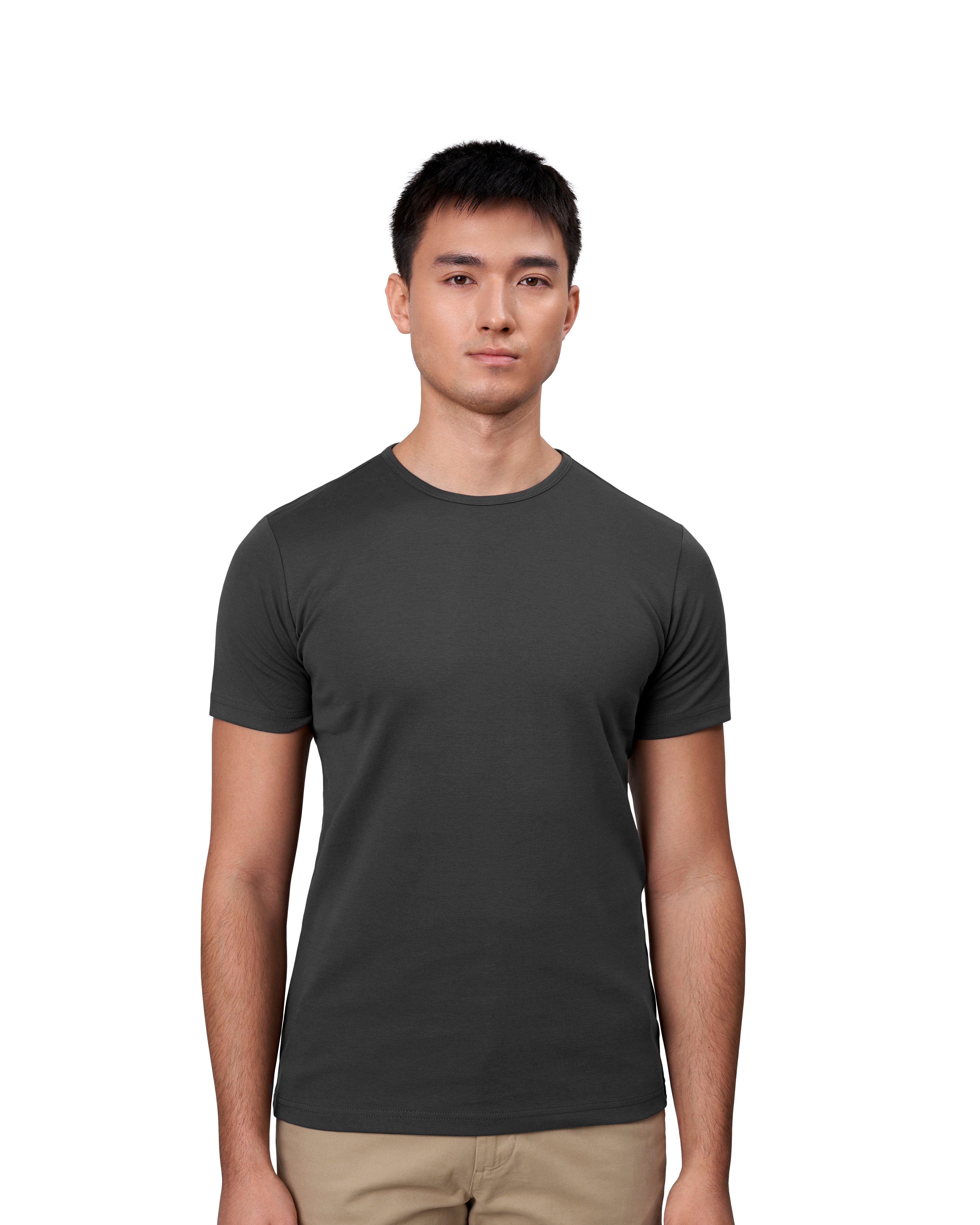 ID 0517 Interlock T-shirt produktbillede med firmalogo