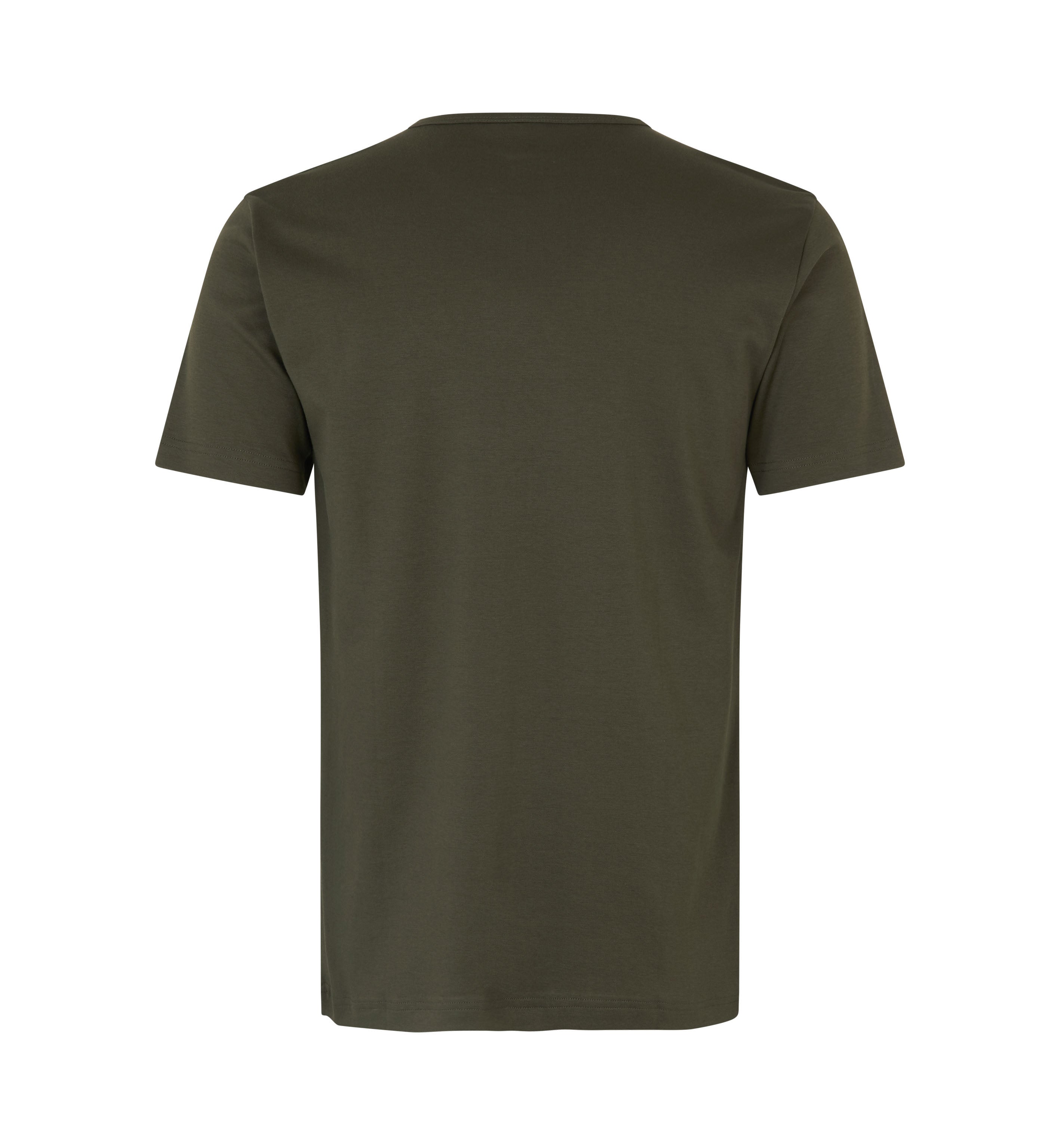 ID 0517 Interlock T-shirt nærbillede til broderi