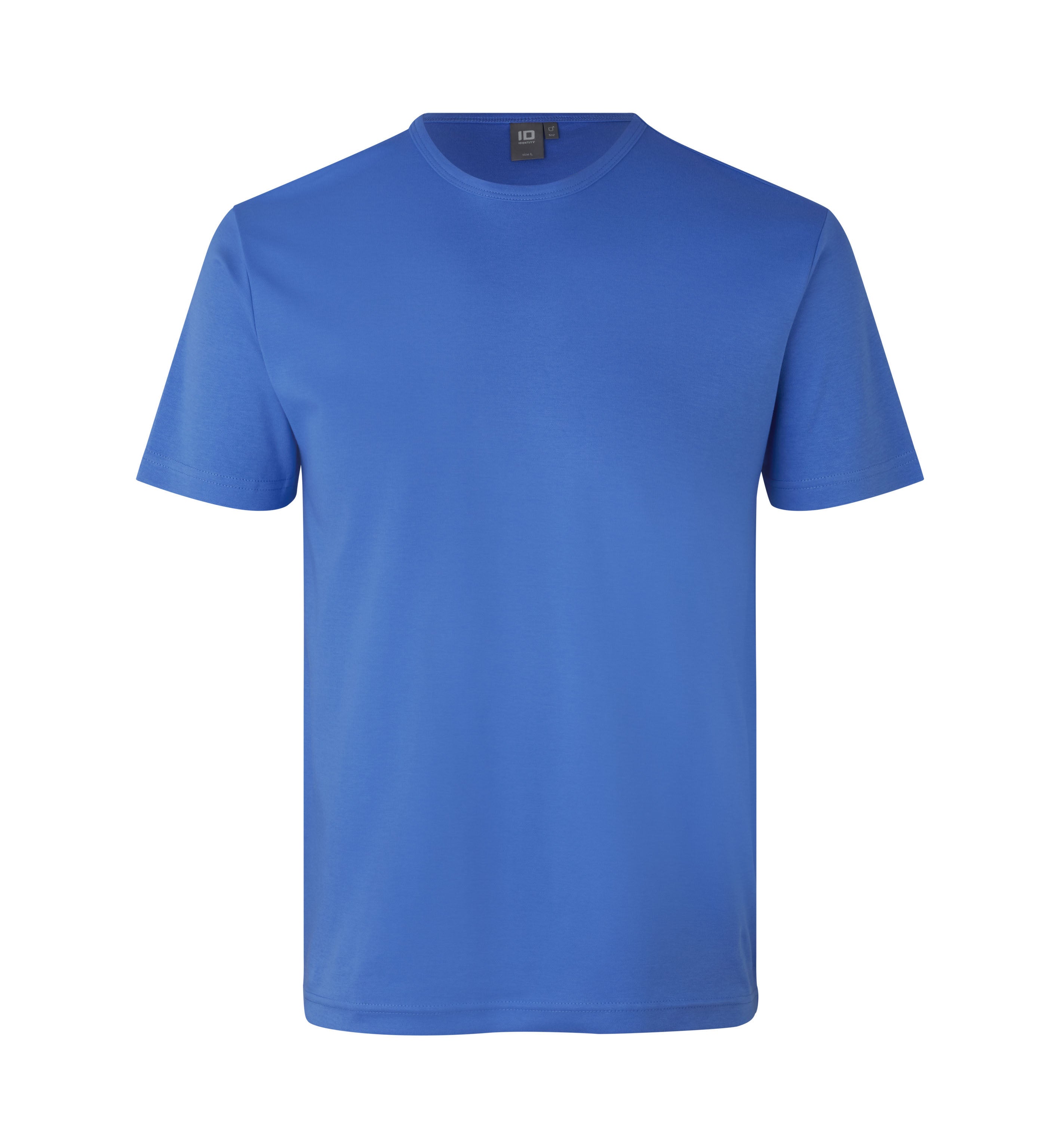 ID 0517 Interlock T-shirt nærbillede med tryk