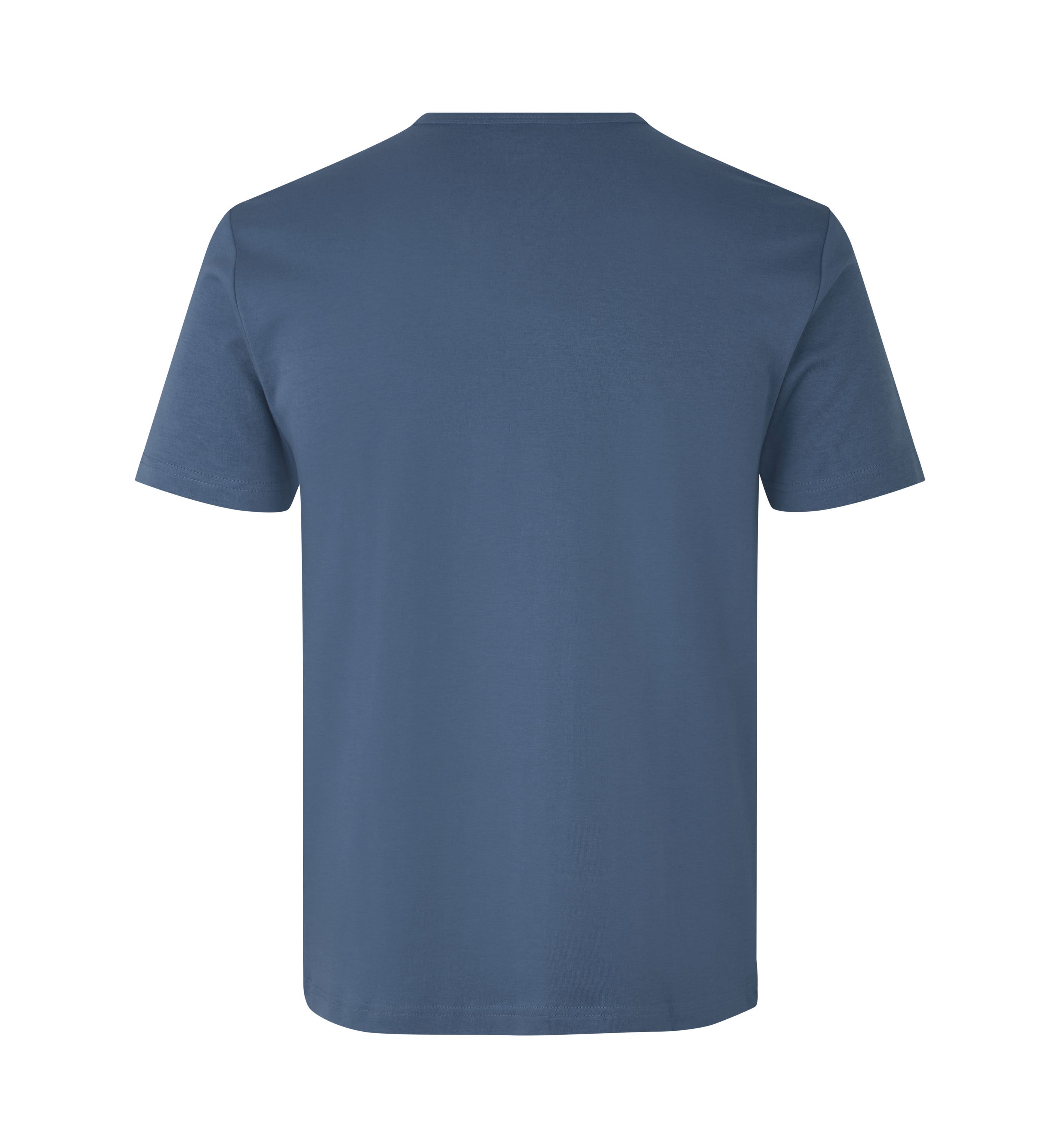 ID 0517 Interlock T-shirt nærbillede til broderi