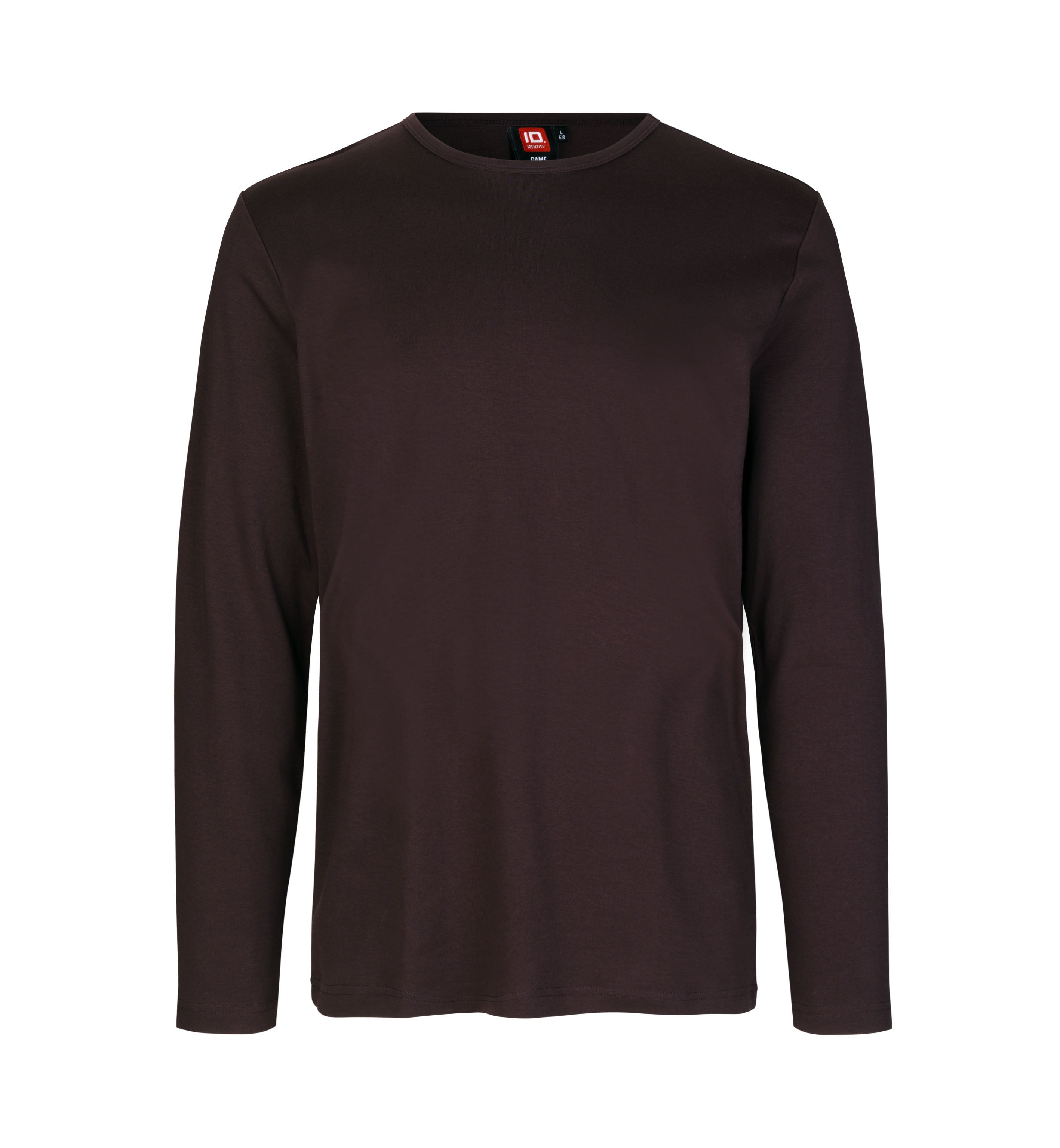 ID 0518 Interlock T-shirt | l/æ nærbillede med tryk