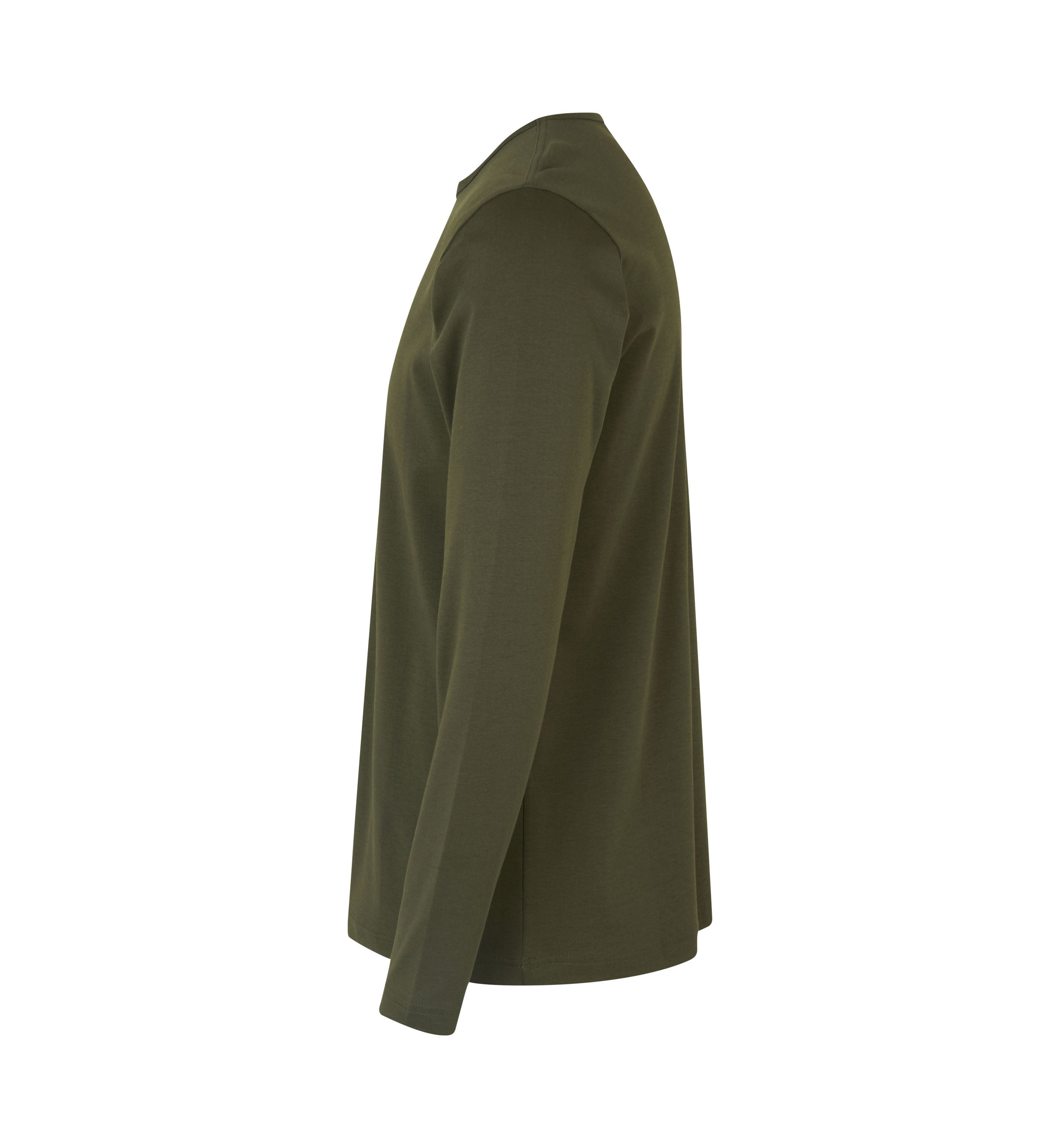 ID 0518 Interlock T-shirt | l/æ detalje med firmalogo