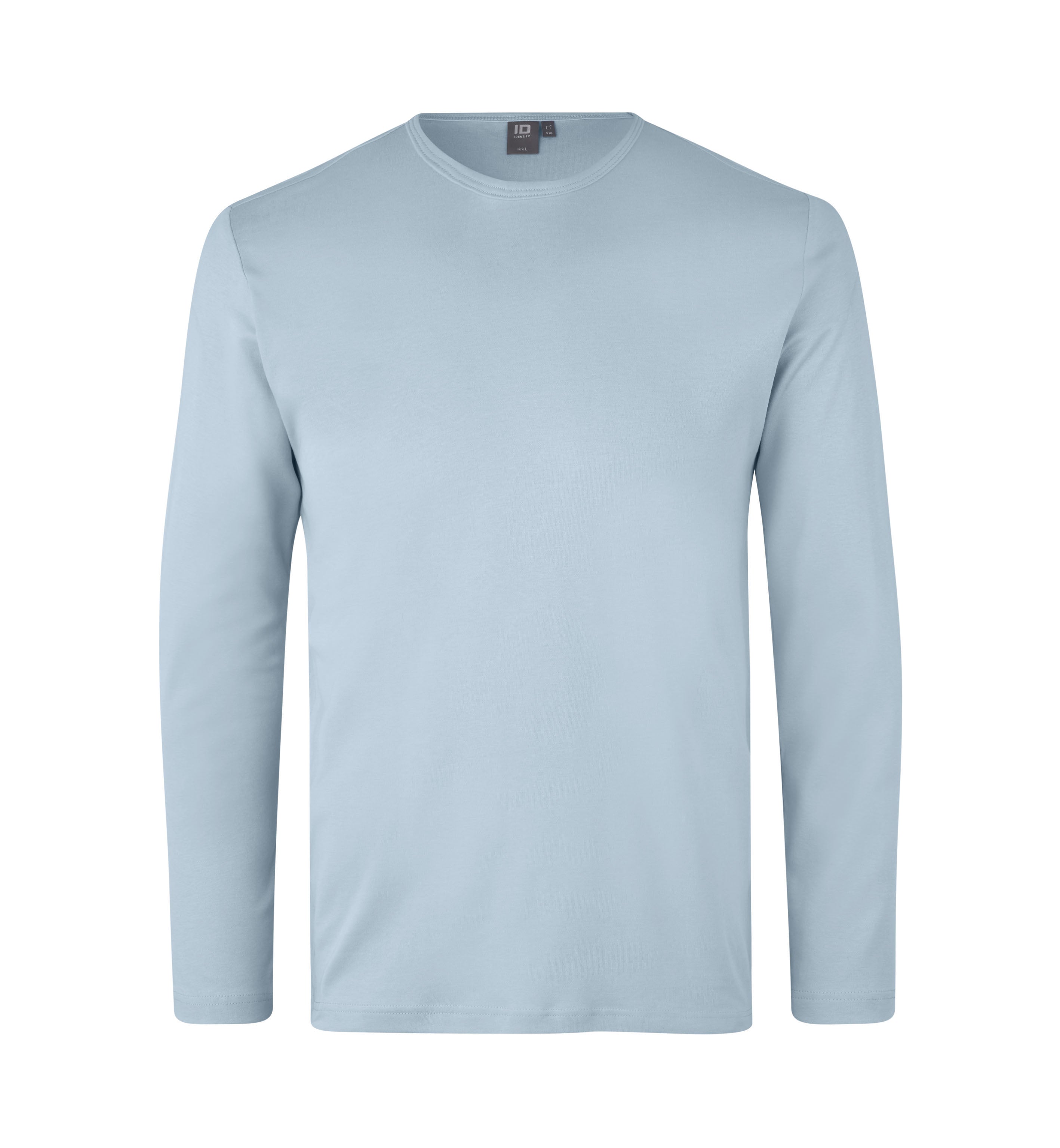 ID 0518 Interlock T-shirt | l/æ nærbillede med tryk