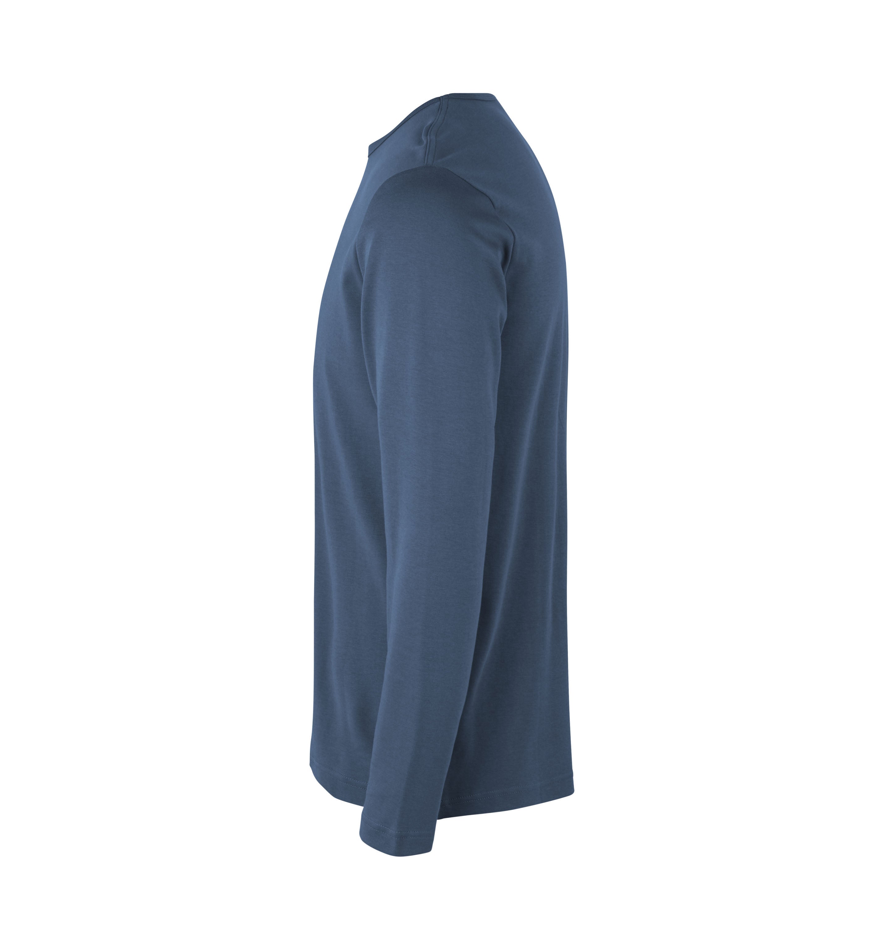 ID 0518 Interlock T-shirt | l/æ nærbillede med firmalogo
