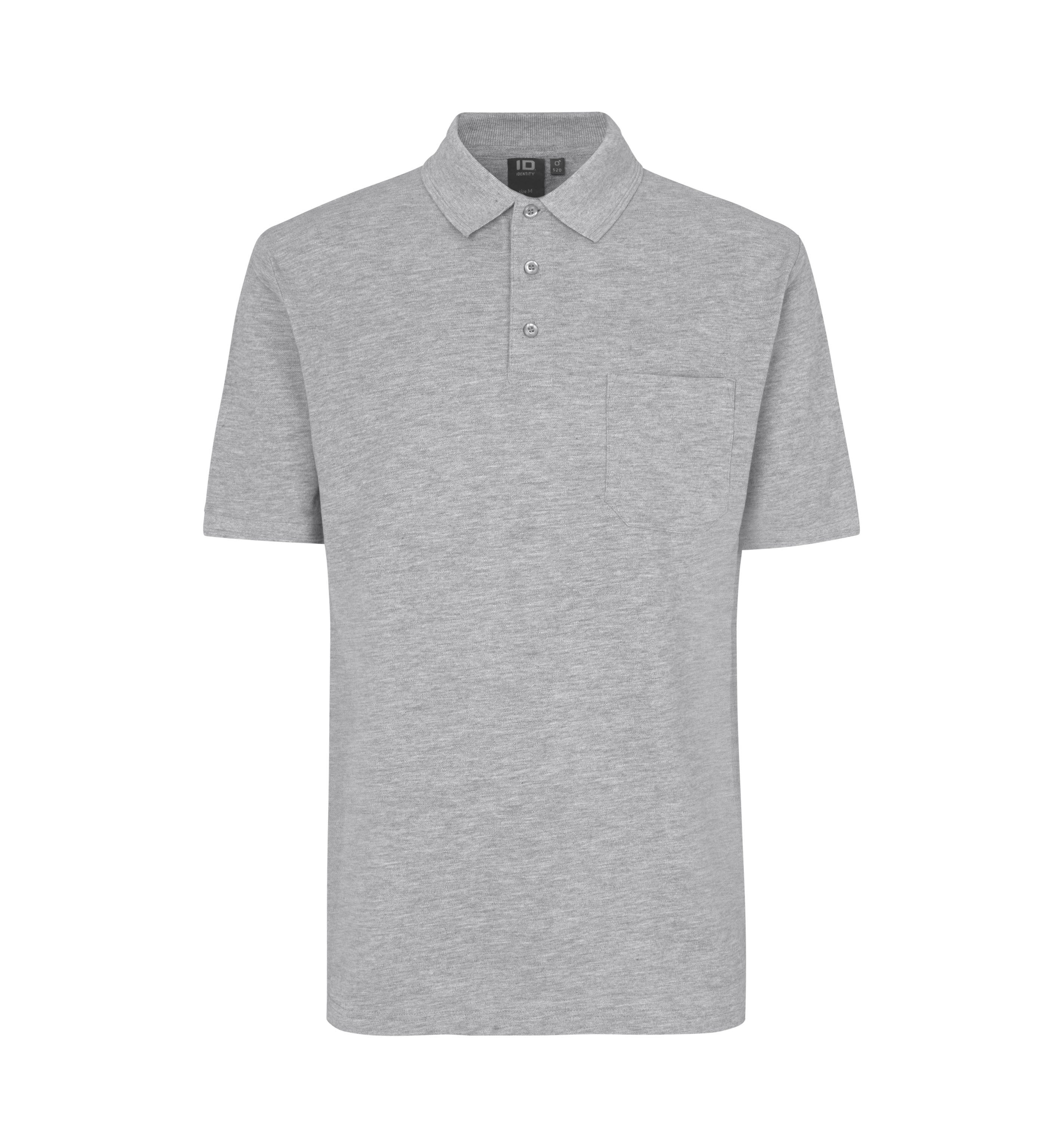 ID 0520 Poloshirt klassisk materiale med firmalogo