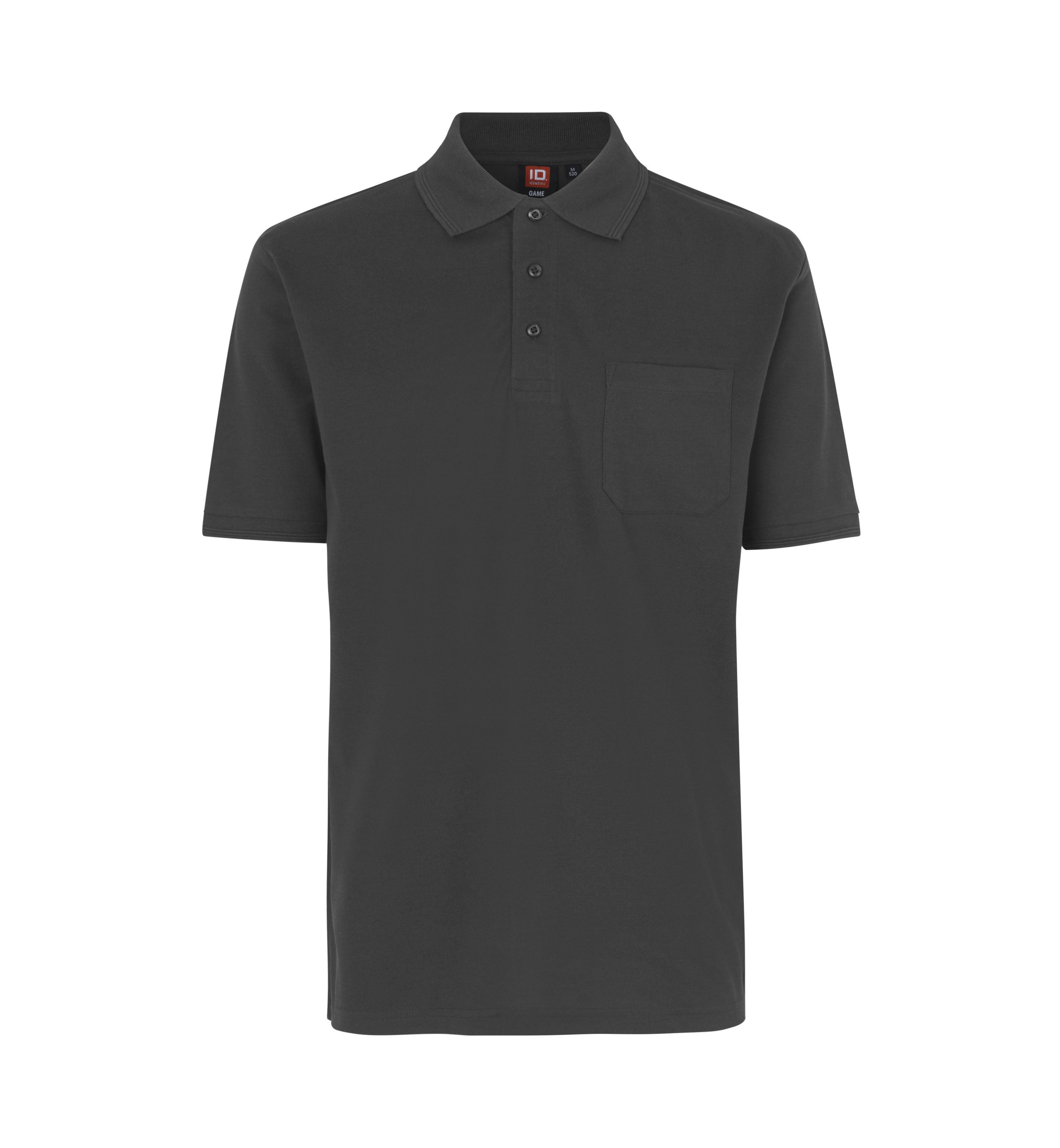 ID 0520 Poloshirt klassisk detalje med firmalogo