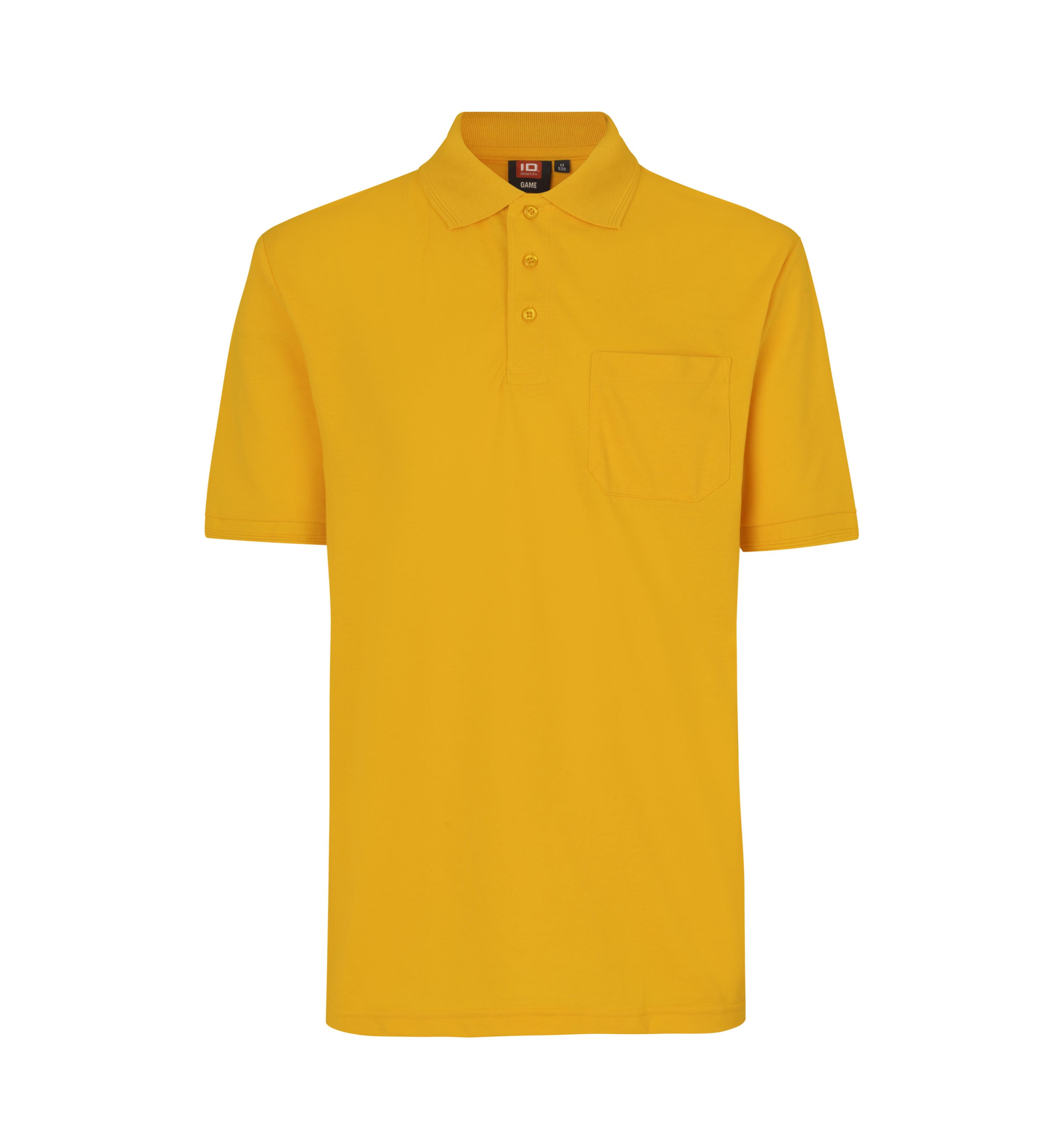 ID 0520 Poloshirt klassisk produktbillede med firmalogo