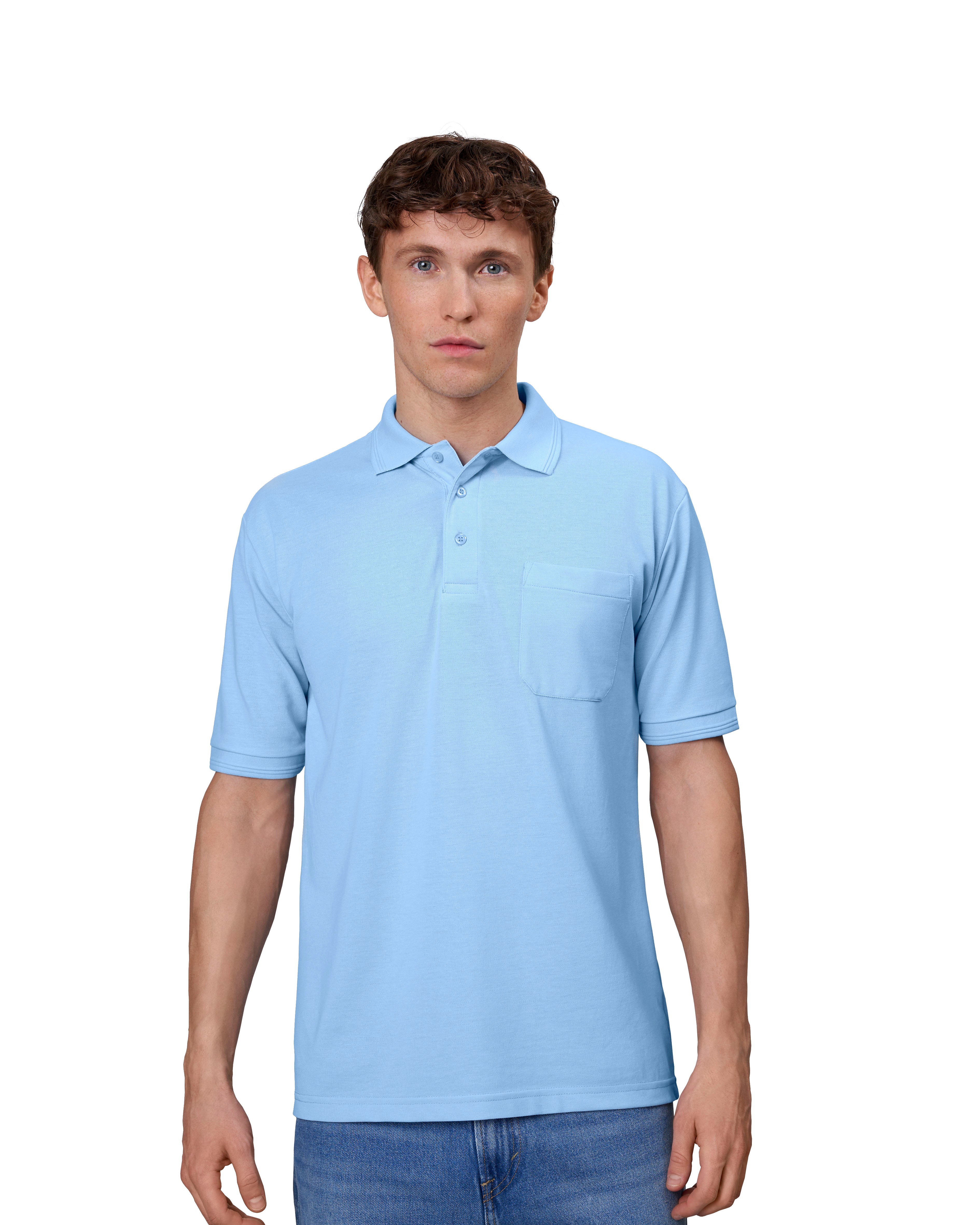 ID 0520 Poloshirt klassisk detalje med firmalogo
