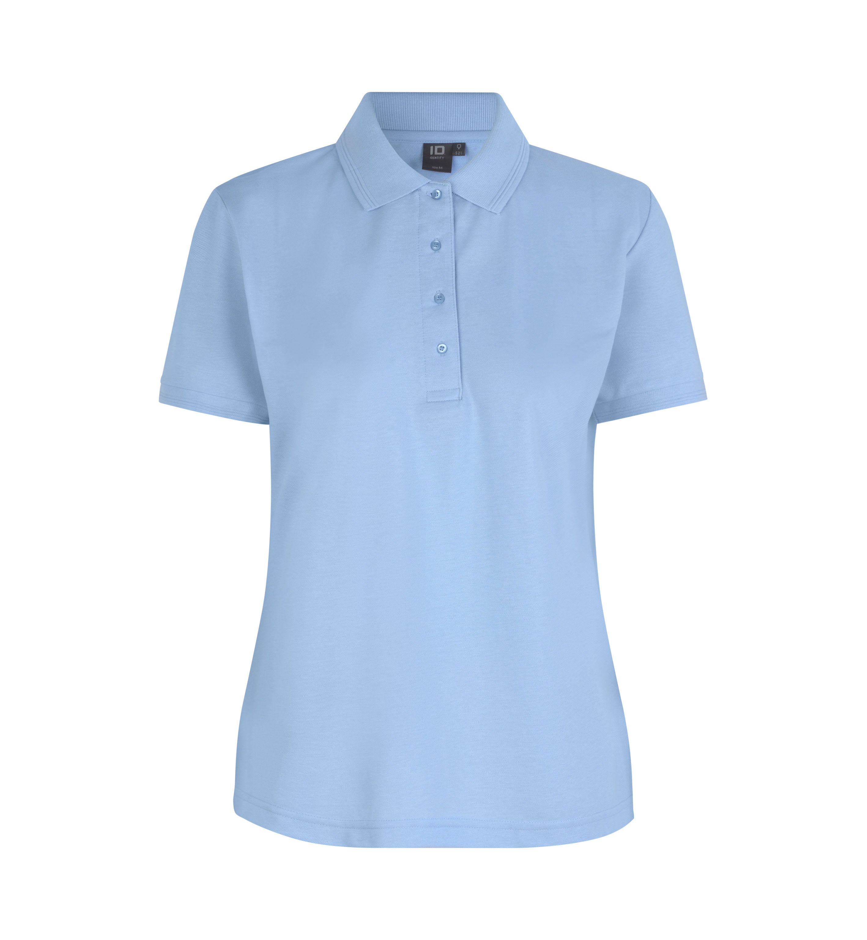 ID 0521 Poloshirt klassisk | dame detalje med firmalogo