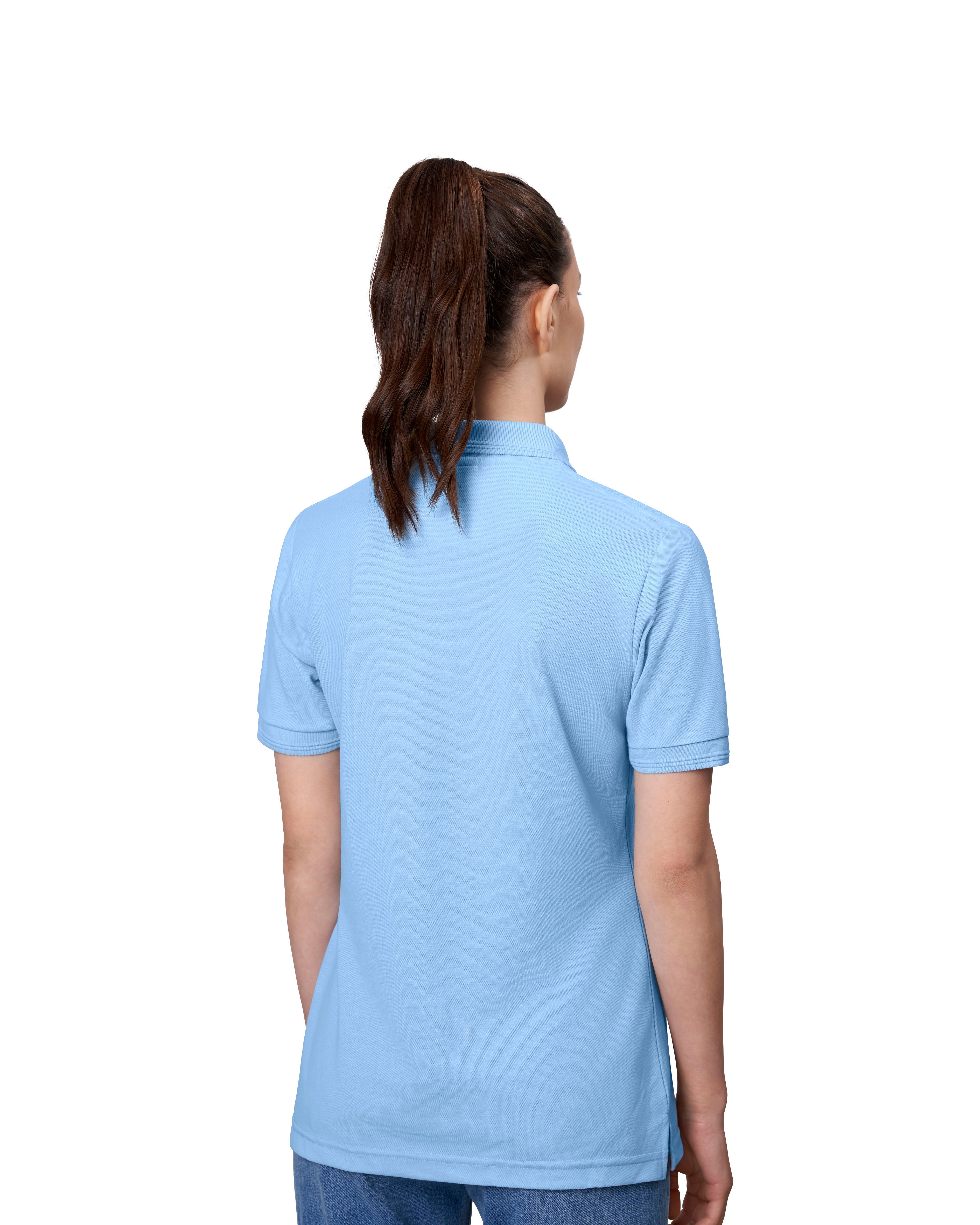ID 0521 Poloshirt klassisk | dame detalje med logo