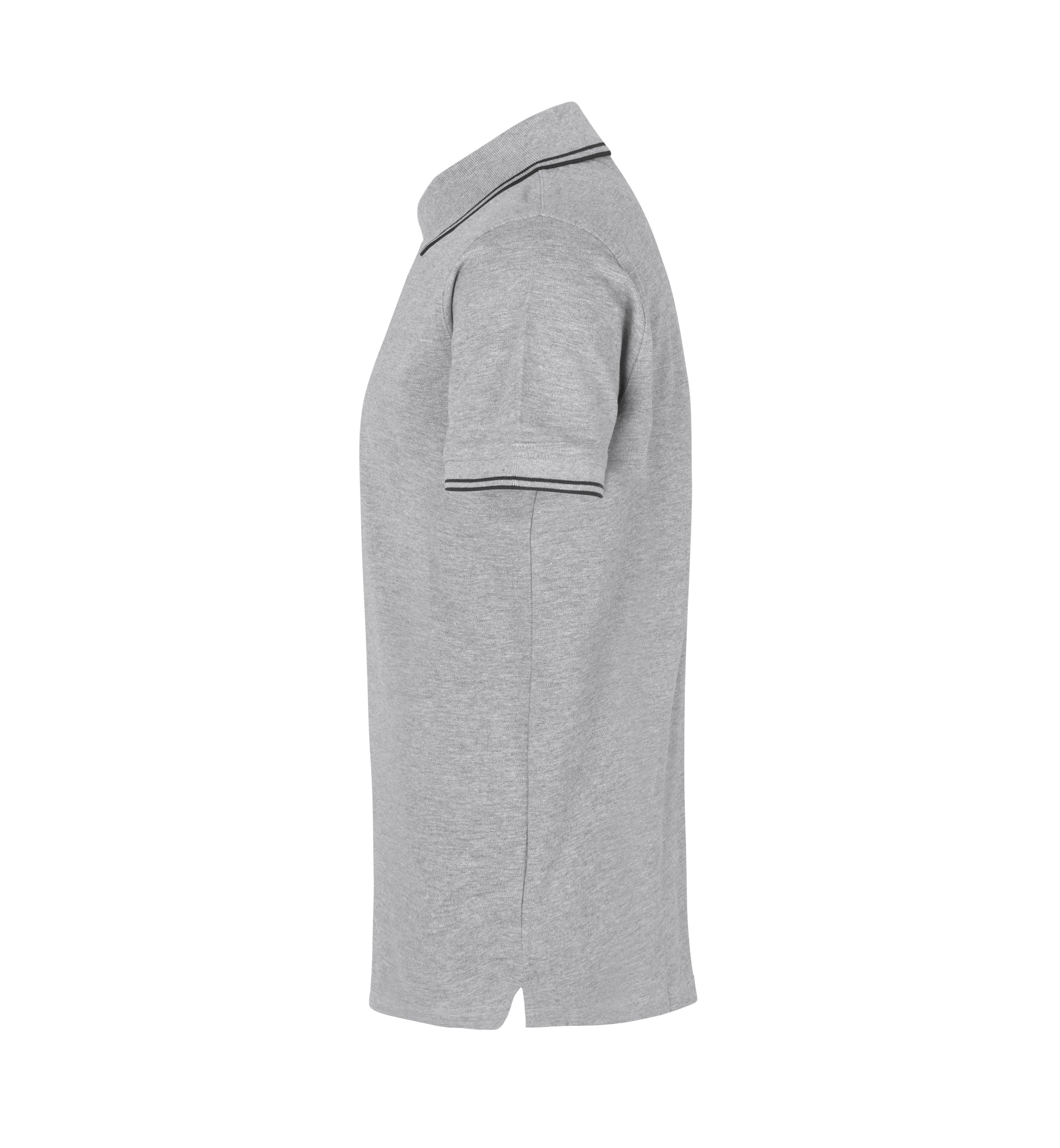 ID 0522 Kontrast poloshirt | stretch produktbillede med tryk
