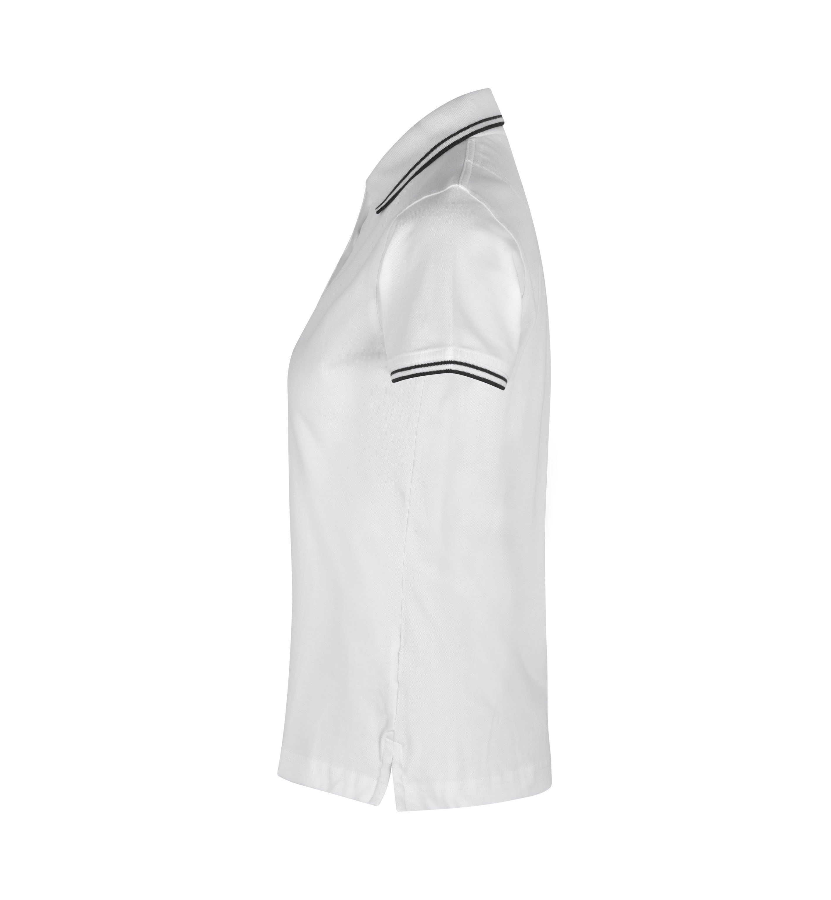 ID 0523 Kontrast poloshirt | stretch | dame produktfoto med tryk