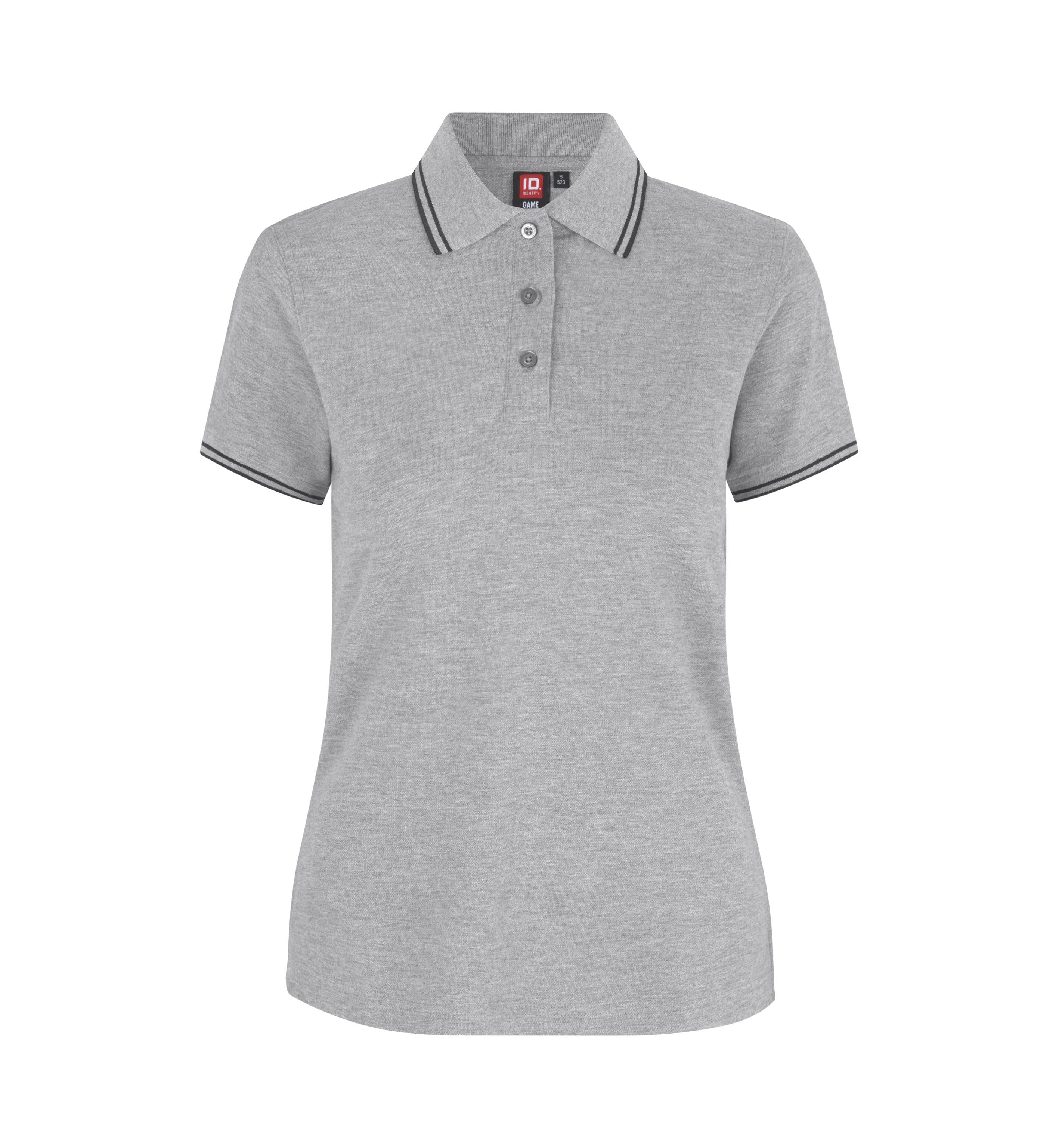 ID 0523 Kontrast poloshirt | stretch | dame materiale med firmalogo