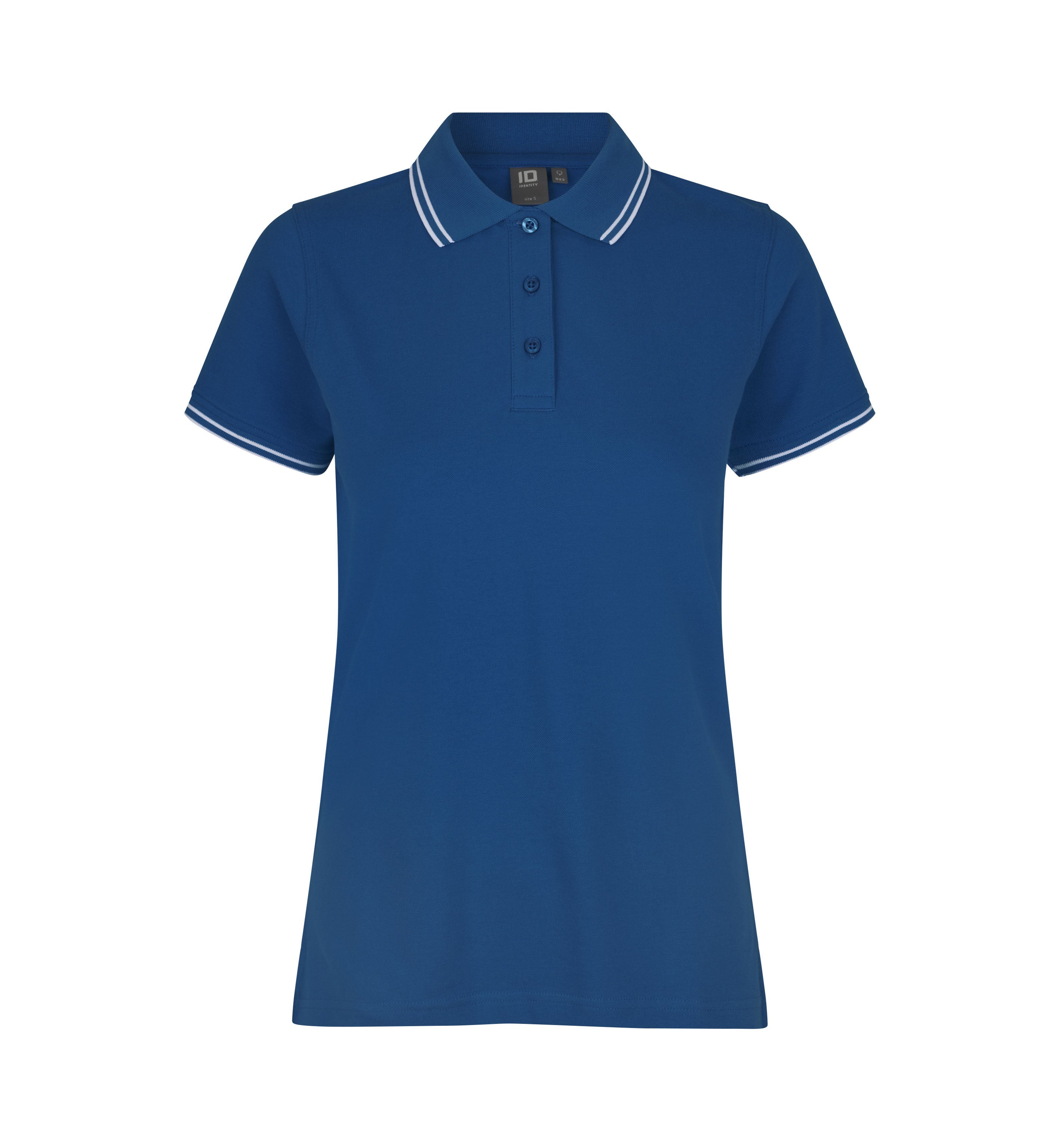ID 0523 Kontrast poloshirt | stretch | dame produktfoto med firmalogo