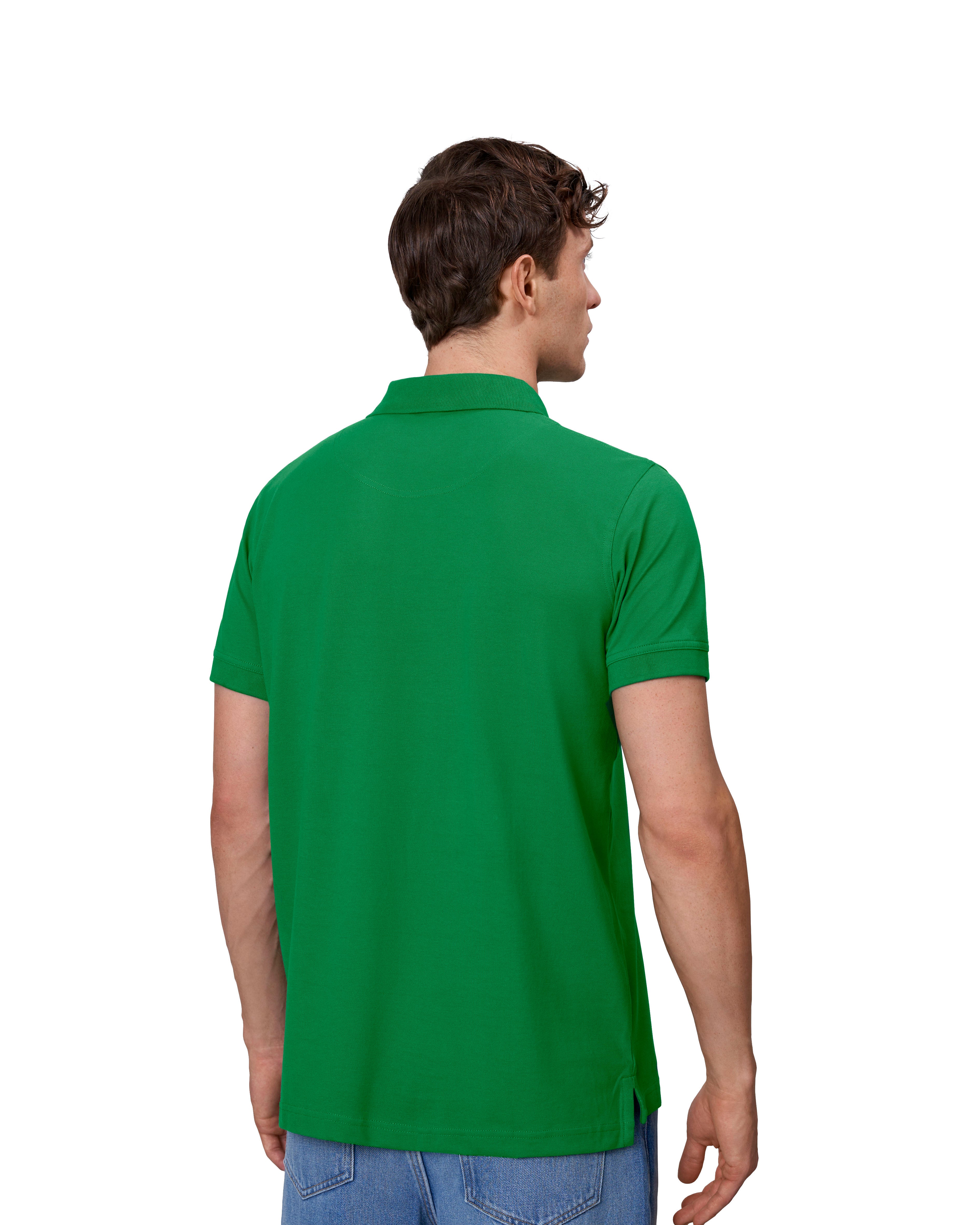 ID 0525 Poloshirt | stretch nærbillede med logo
