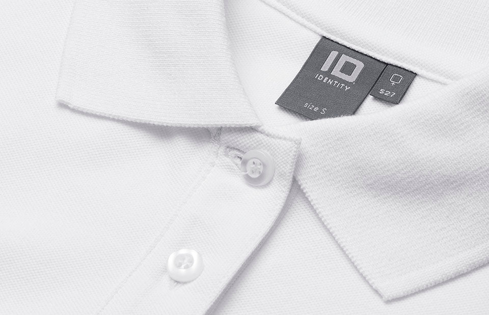 ID 0527 Poloshirt | stretch | dame detalje til broderi