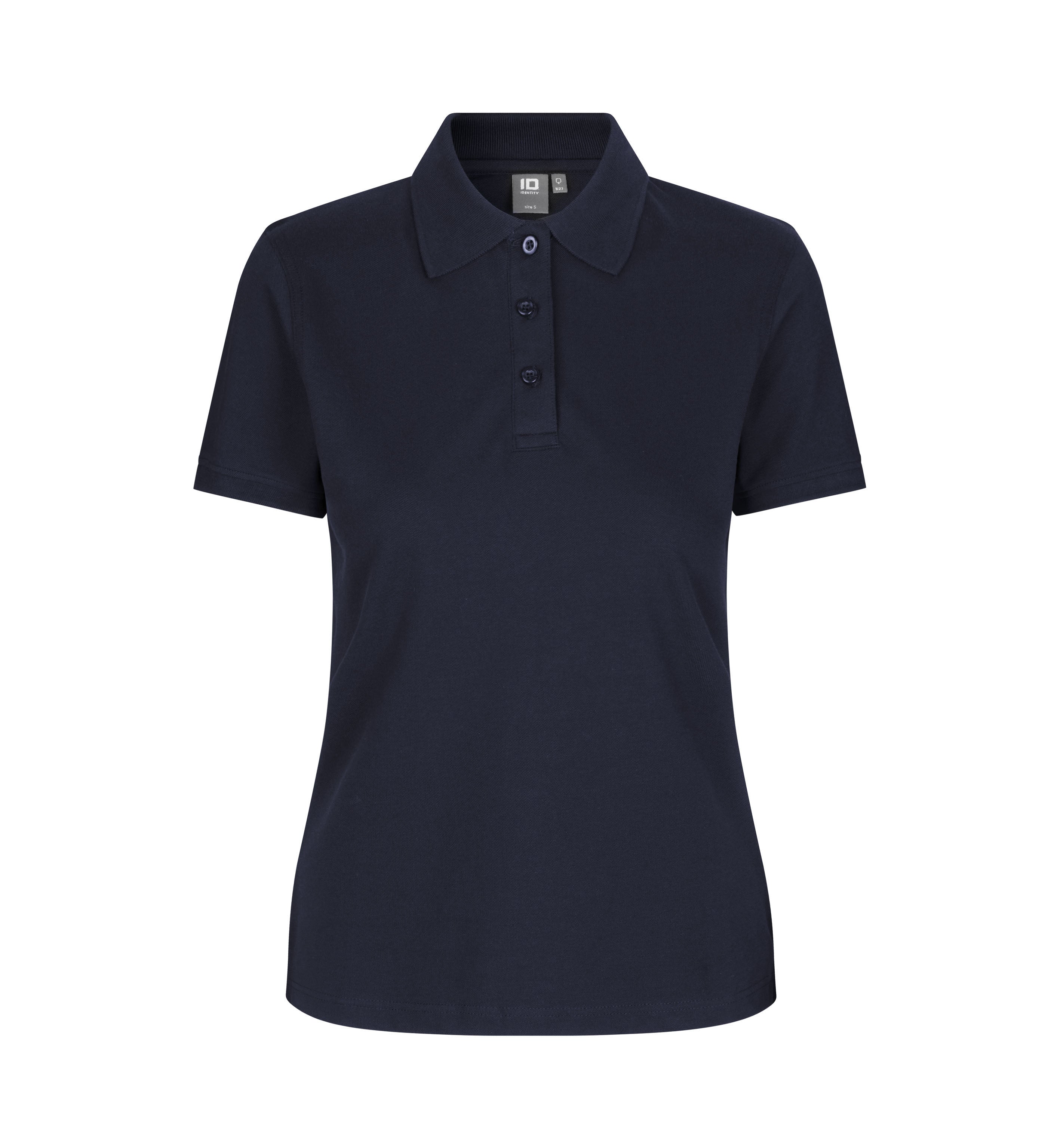 ID 0527 Poloshirt | stretch | dame detalje med tryk