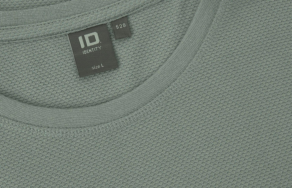 ID 0528 T-shirt Lyocell nærbillede til broderi