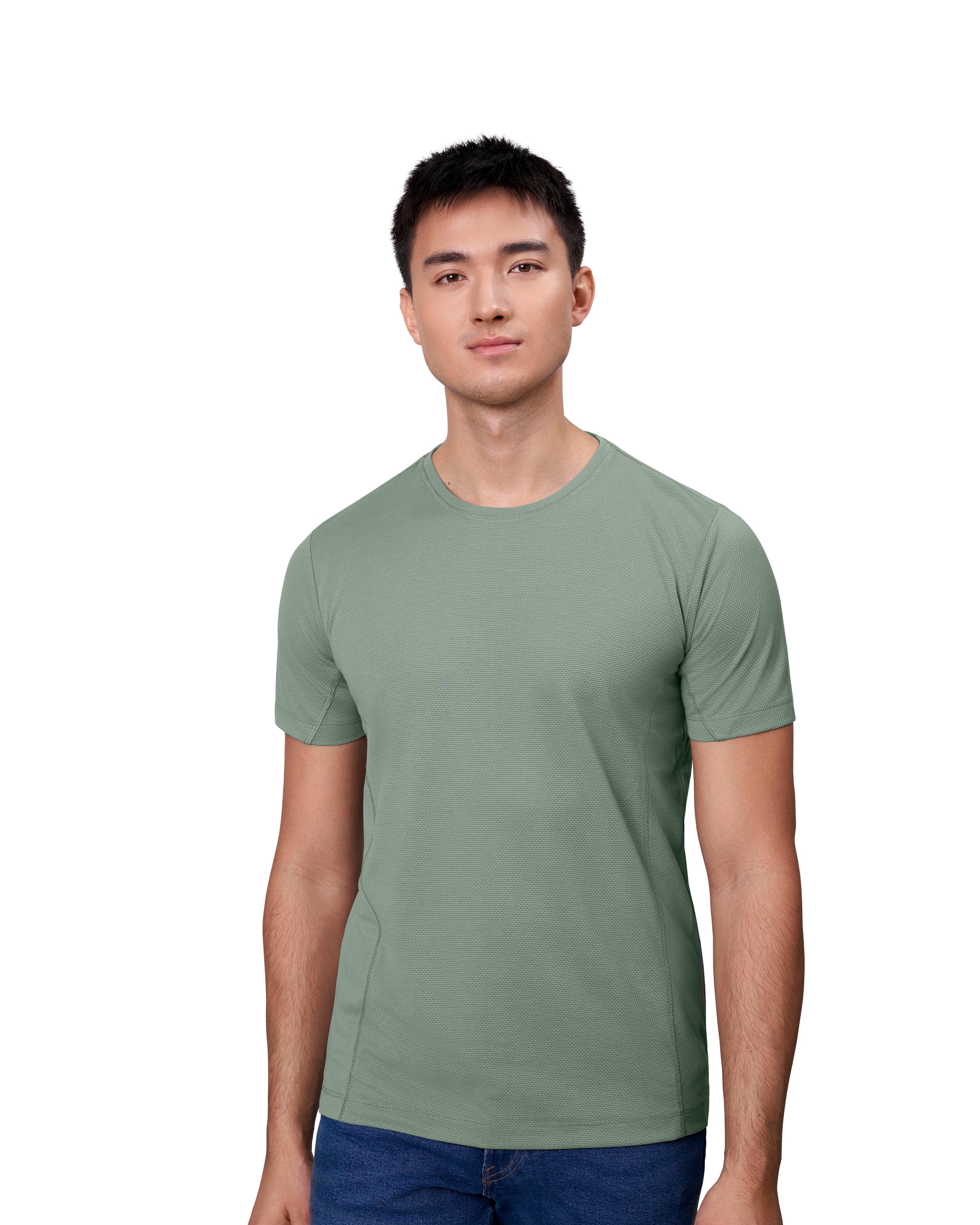 ID 0528 T-shirt Lyocell produktbillede med firmalogo
