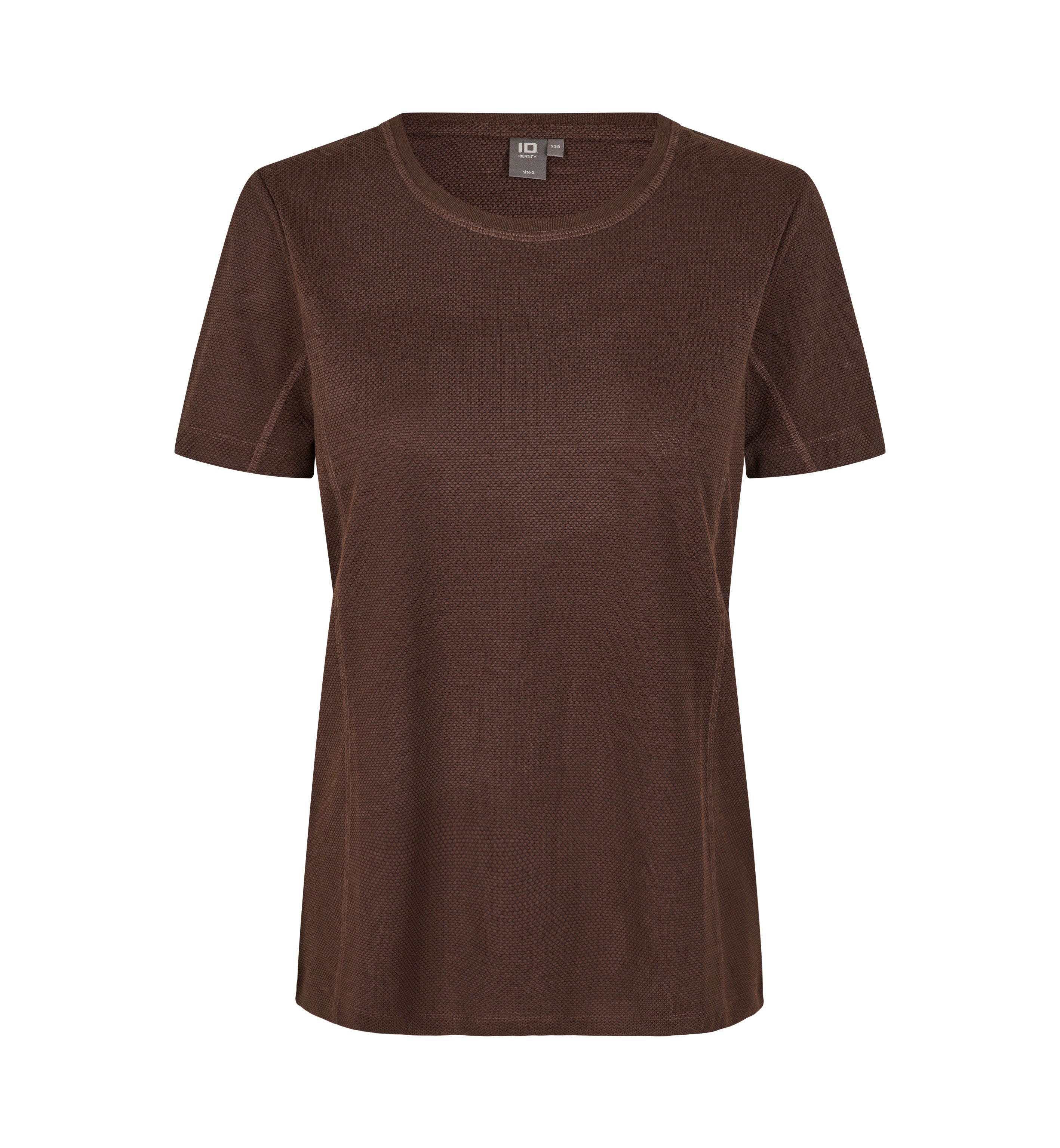 ID 0529 T-shirt Lyocell | dame nærbillede med firmalogo