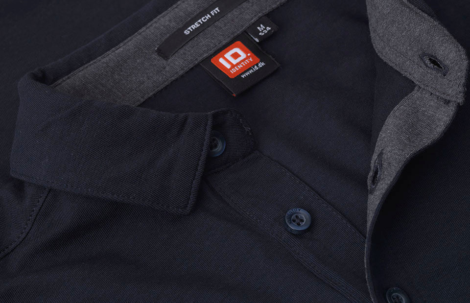 ID 0534 Business poloshirt | Jersey detalje til broderi