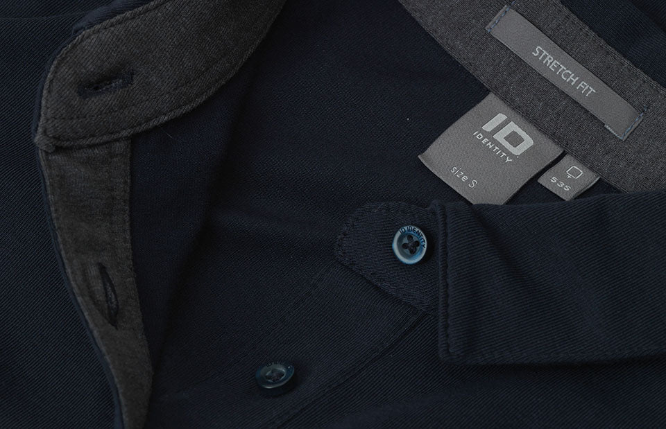 ID 0535 Business poloshirt | Jersey | dame nærbillede med logo
