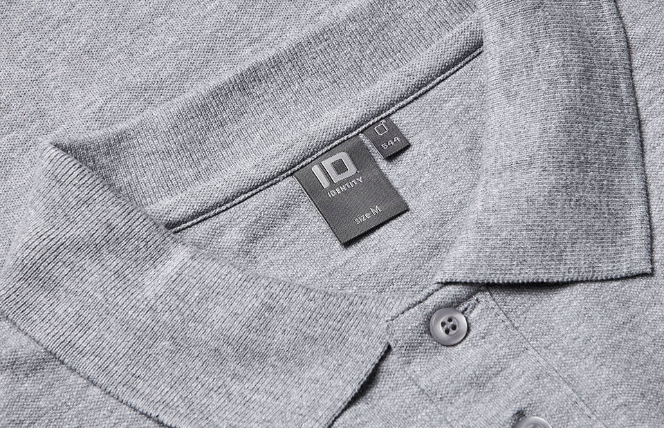 ID 0544 Langærmet poloshirt | stretch produktfoto til broderi