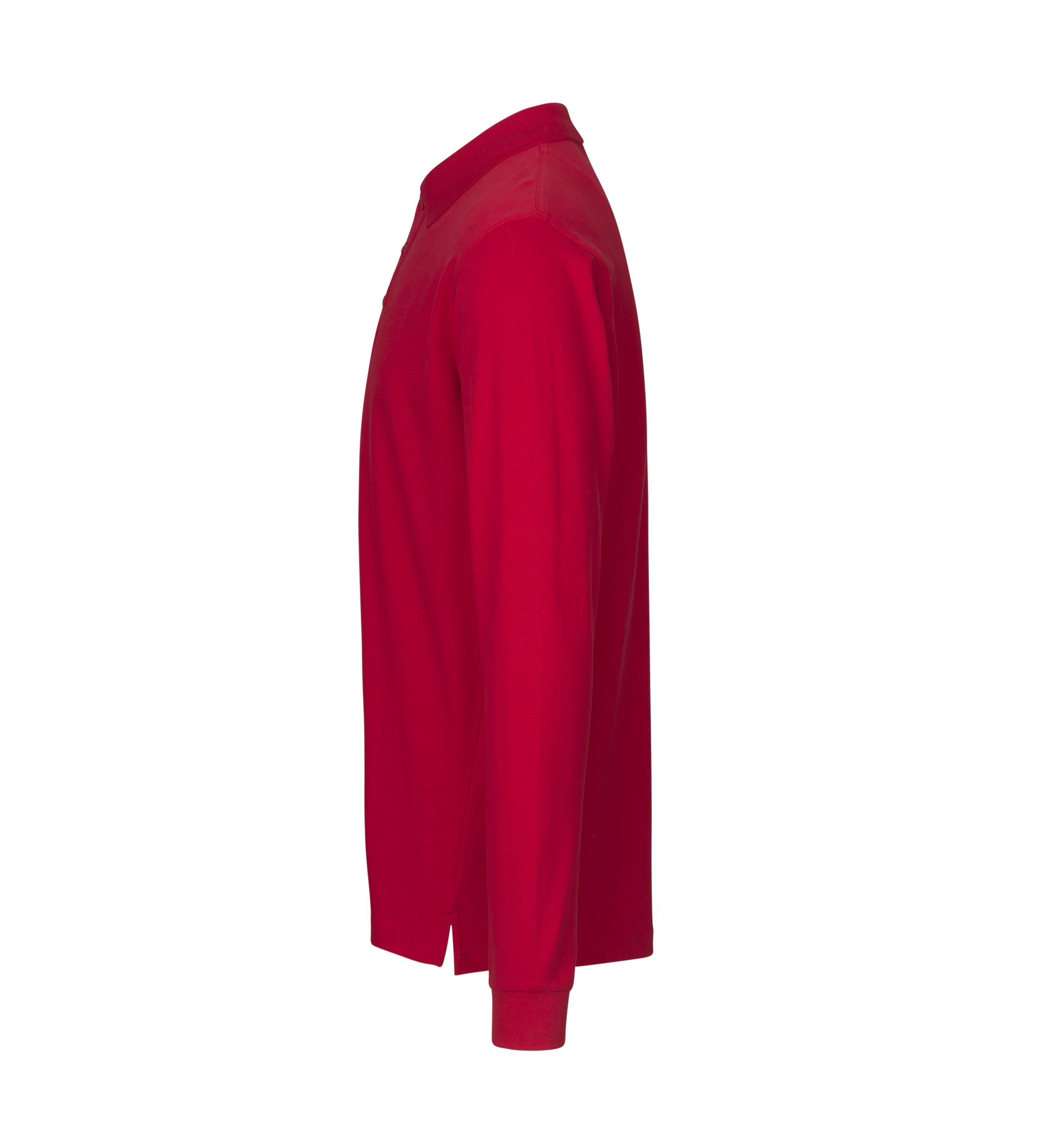 ID 0544 Langærmet poloshirt | stretch materiale med tryk