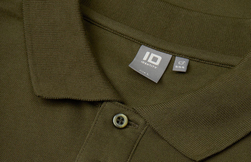 ID 0544 Langærmet poloshirt | stretch detalje til broderi
