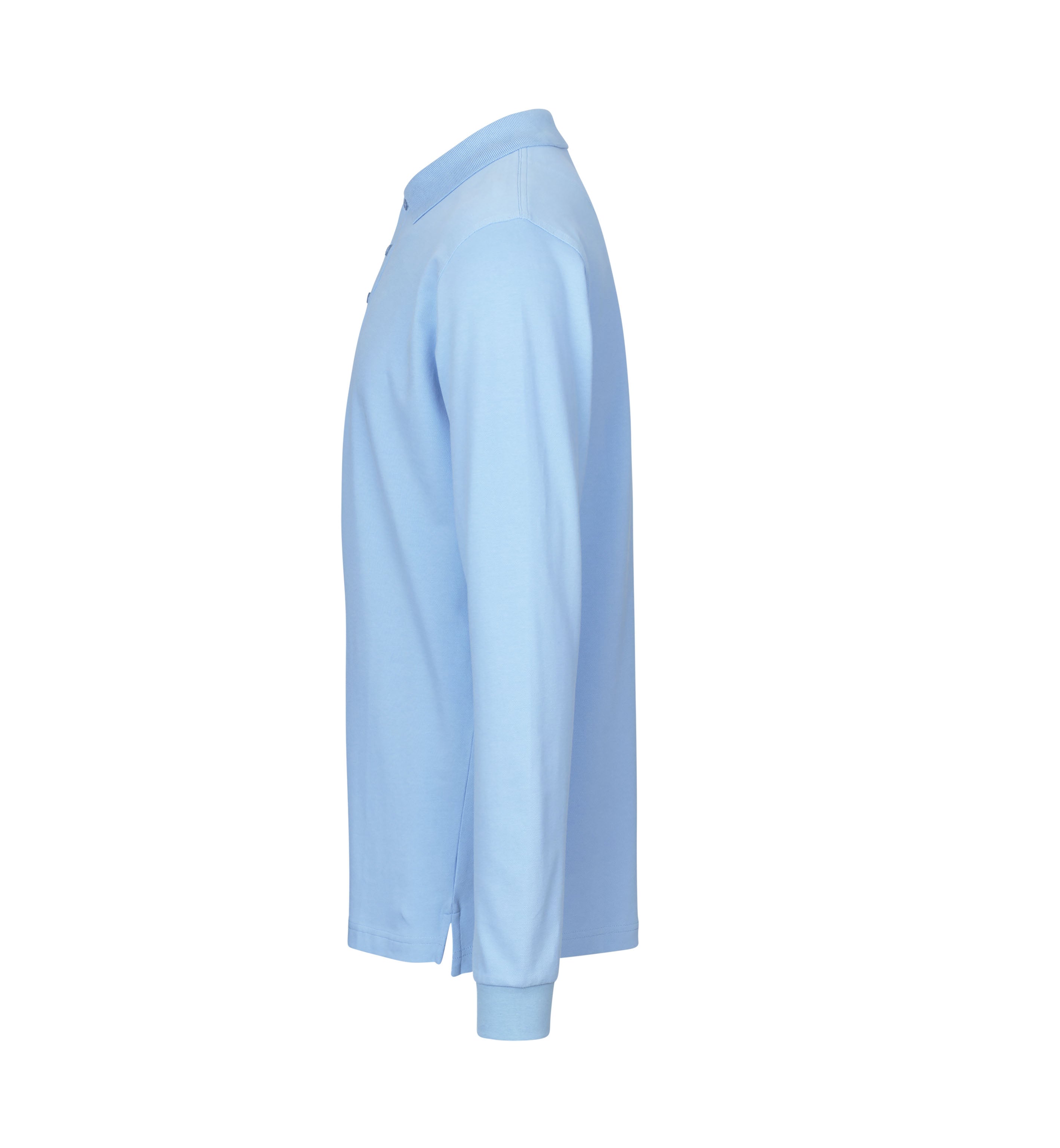ID 0544 Langærmet poloshirt | stretch produktbillede med tryk