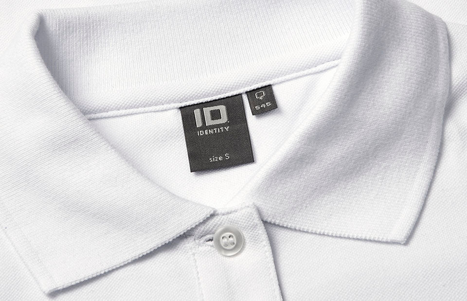 ID 0545 Langærmet poloshirt | stretch | dame detalje til broderi