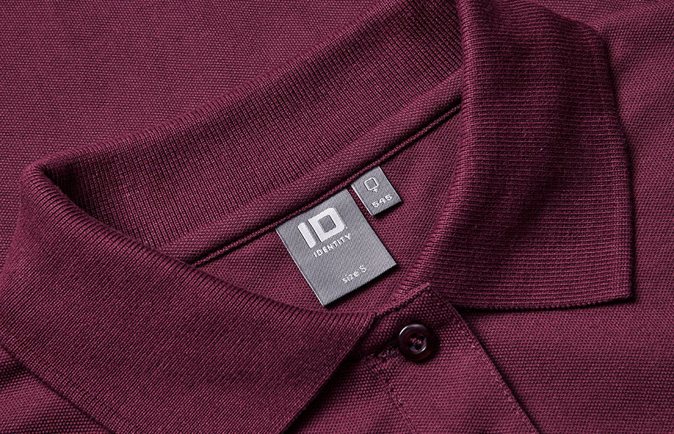 ID 0545 Langærmet poloshirt | stretch | dame materiale til broderi