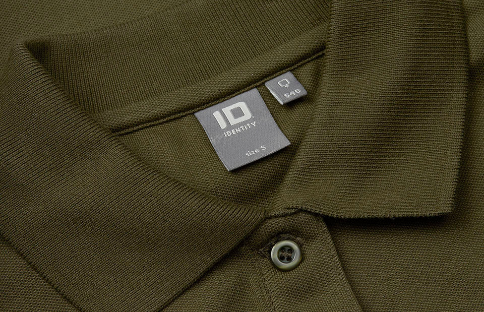 ID 0545 Langærmet poloshirt | stretch | dame detalje til broderi