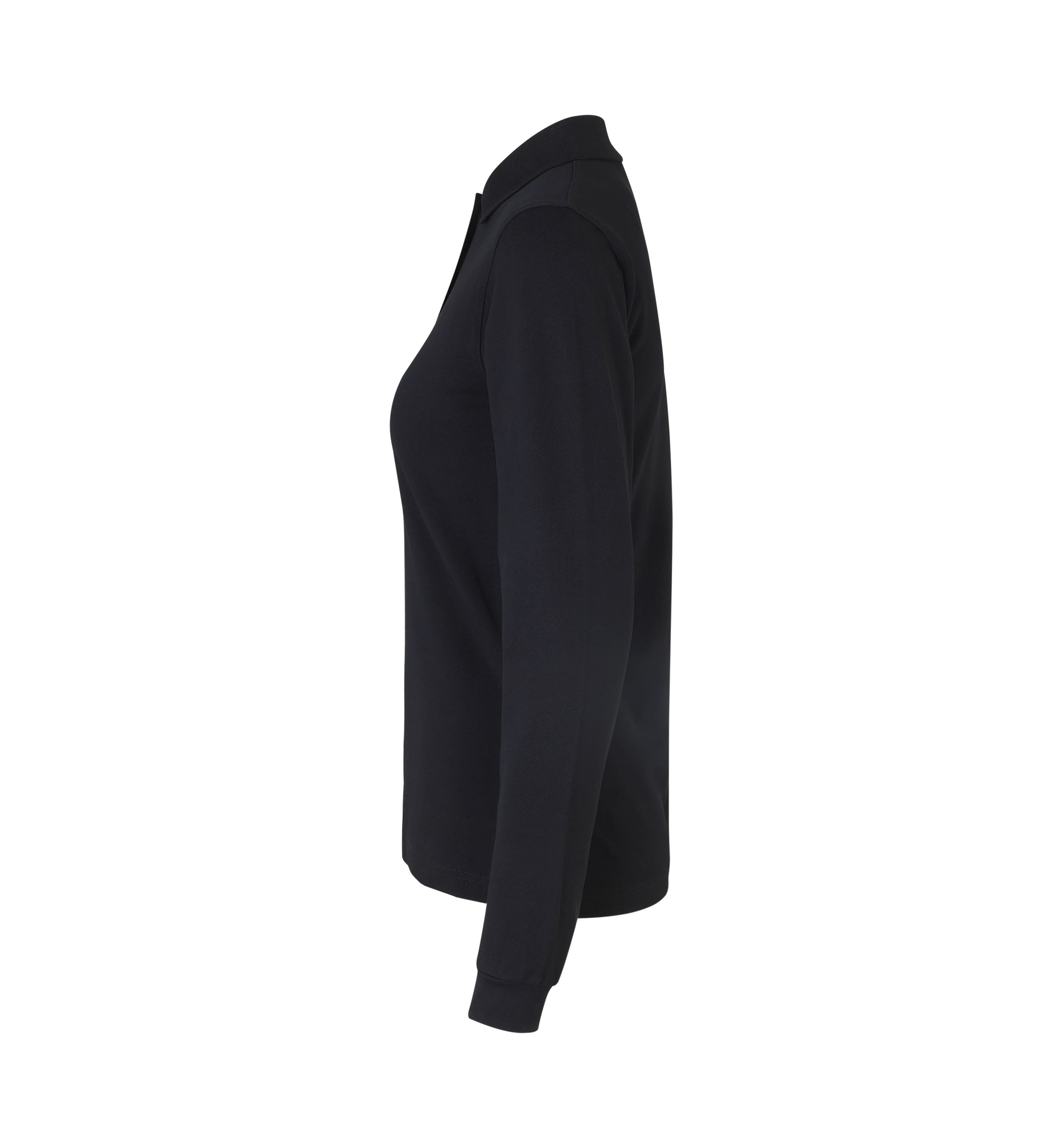 ID 0545 Langærmet poloshirt | stretch | dame produktbillede med firmalogo