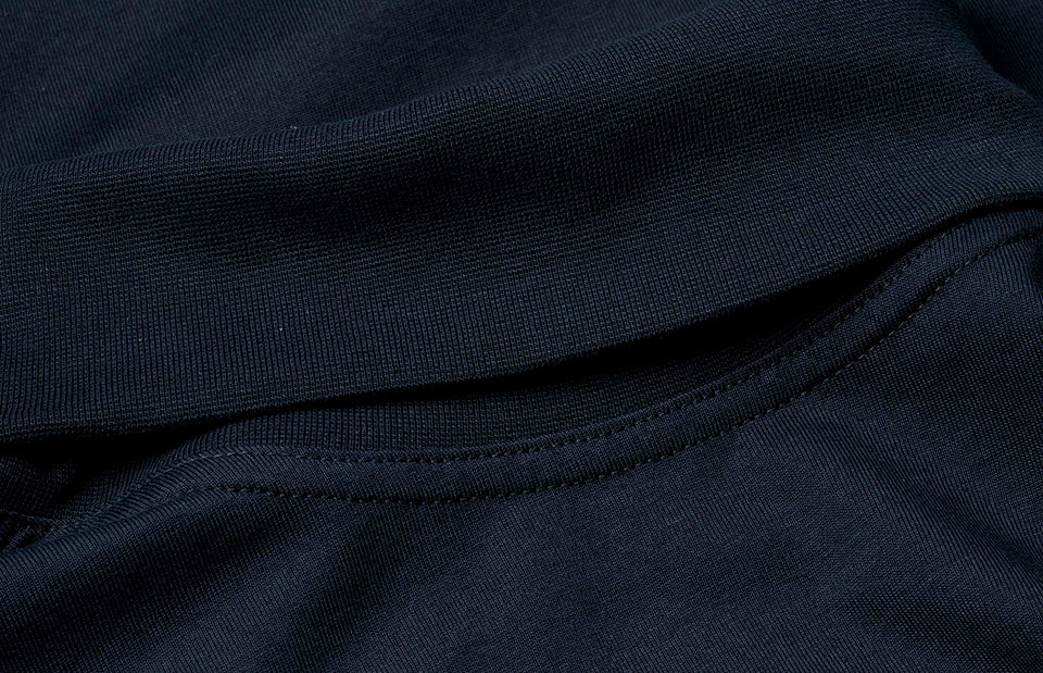 ID 0546 T-TIME® T-shirt | rullekrave detalje med logo