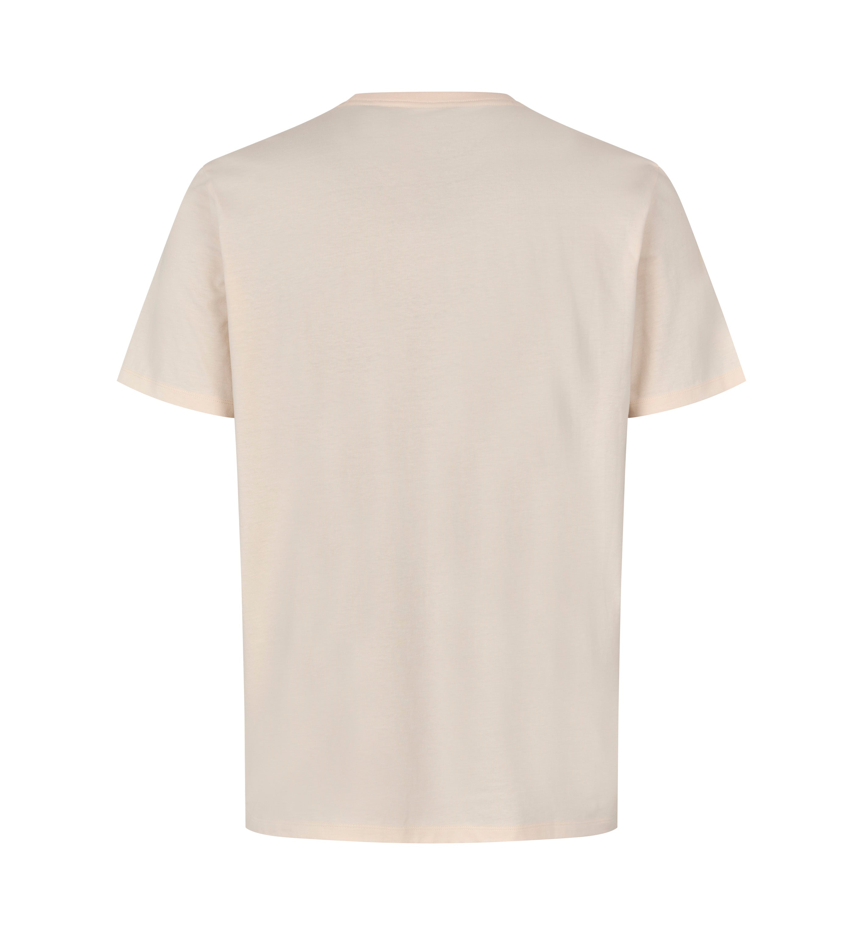 ID 0552 T-shirt | økologisk nærbillede med logo