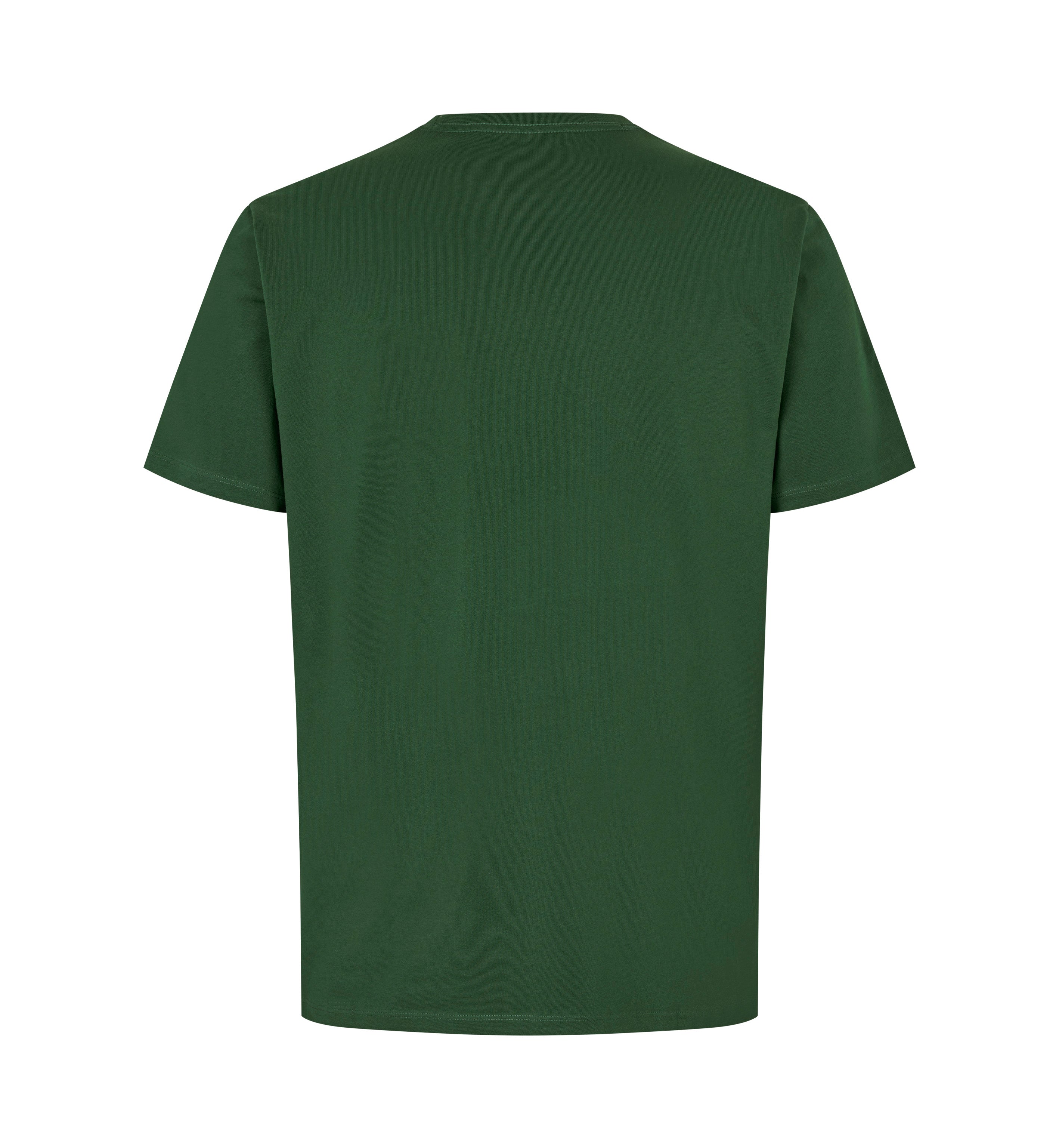 ID 0552 T-shirt | økologisk nærbillede til broderi