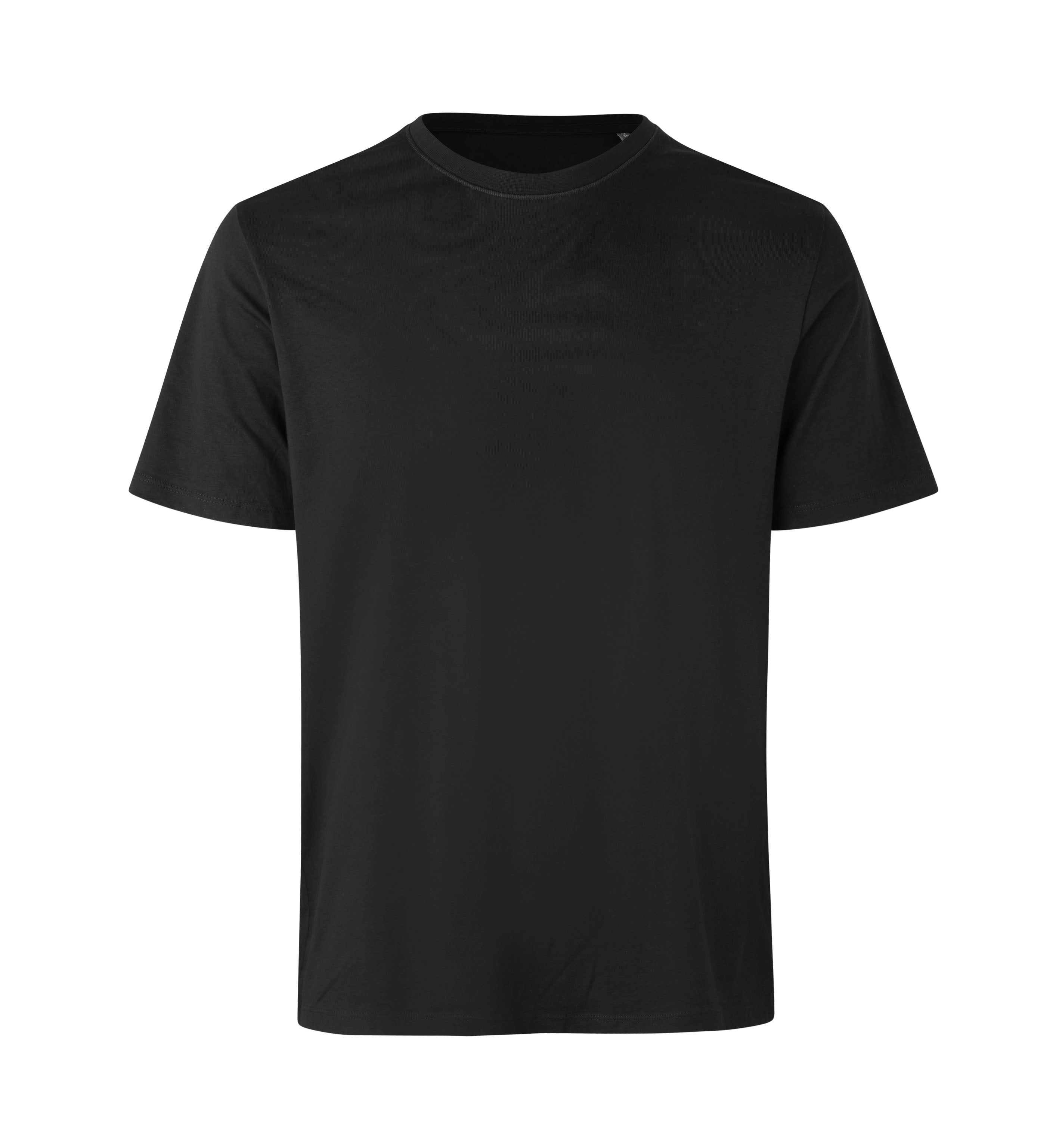 ID 0552 T-shirt | økologisk nærbillede med tryk