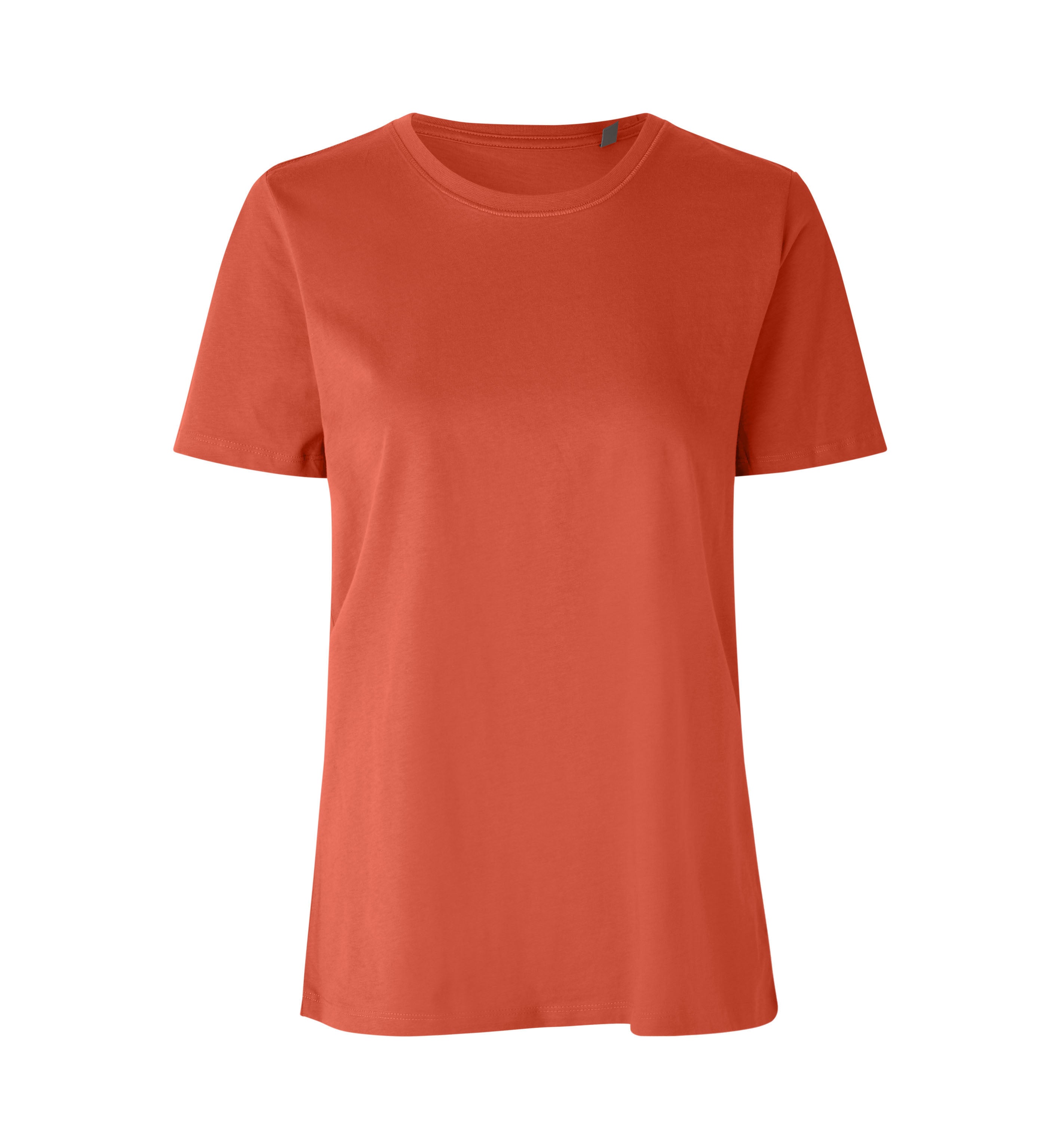 ID 0553 T-shirt | økologisk | dame materiale til broderi