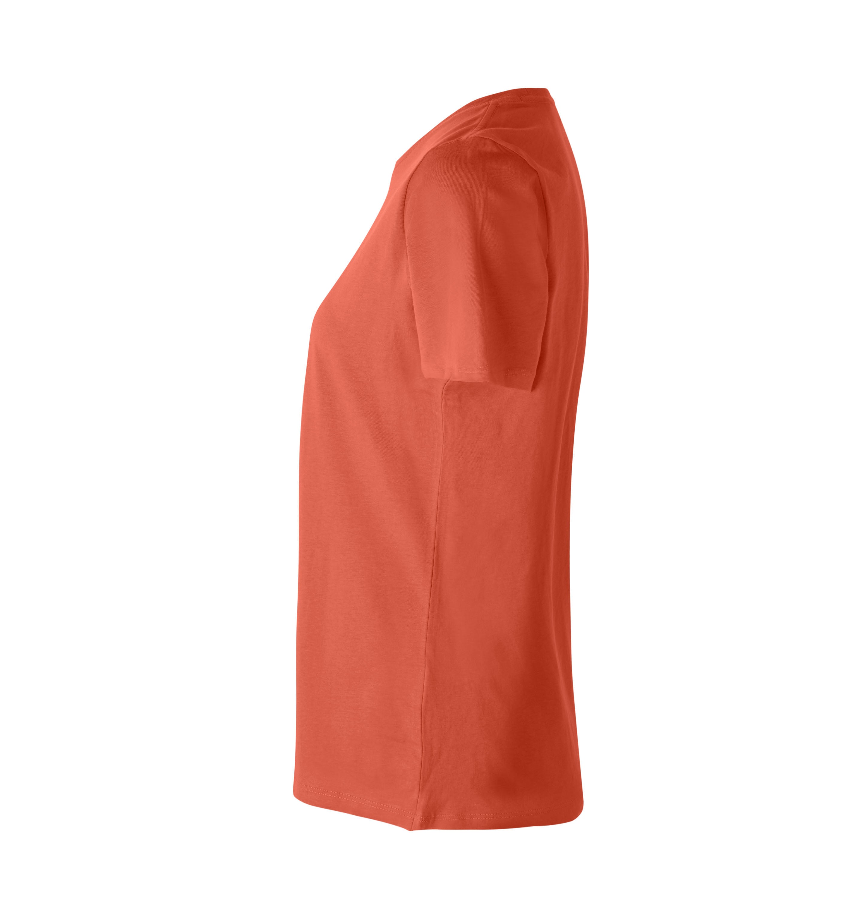 ID 0553 T-shirt | økologisk | dame produktbillede med logo