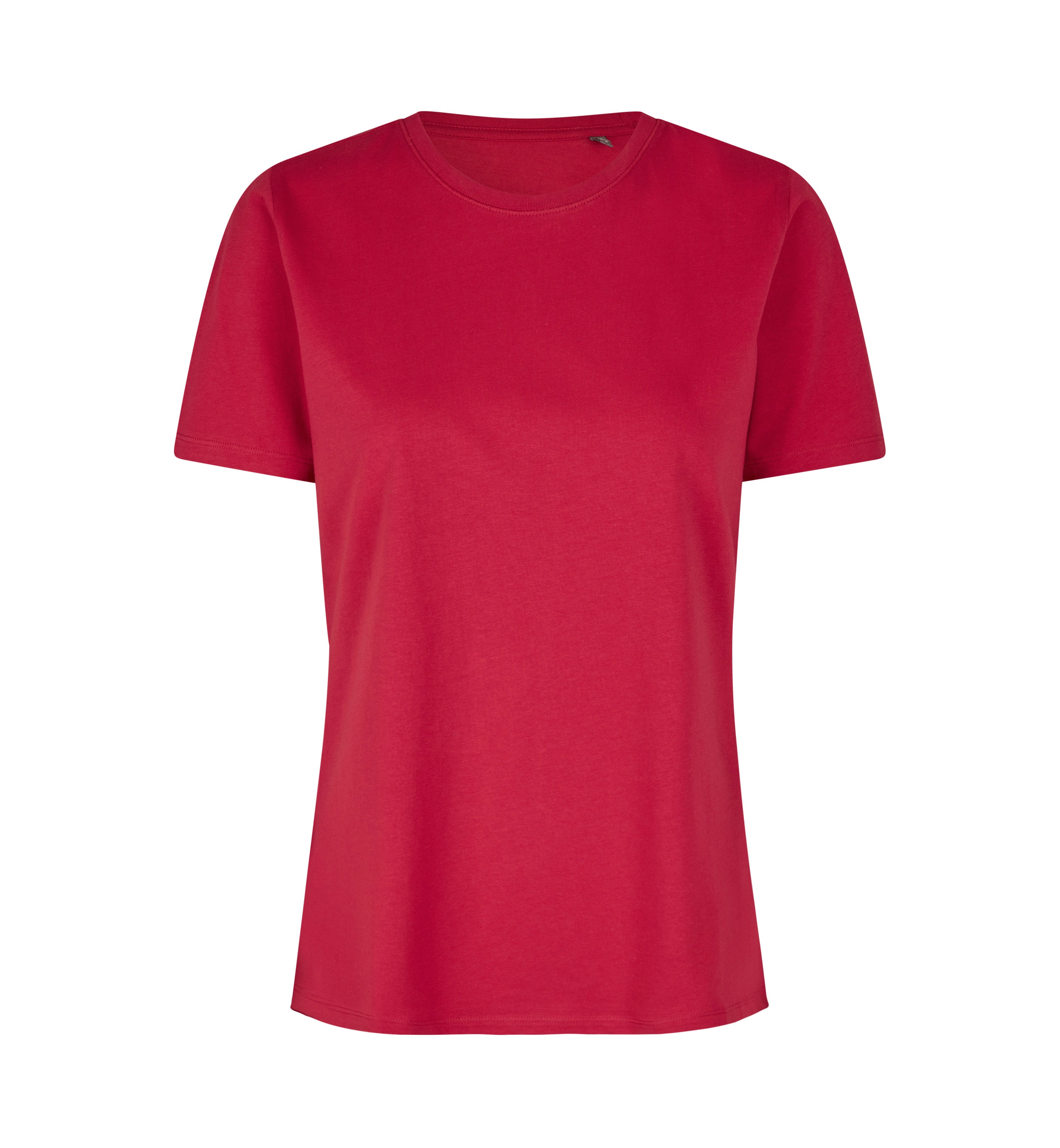 ID 0553 T-shirt | økologisk | dame detalje til broderi