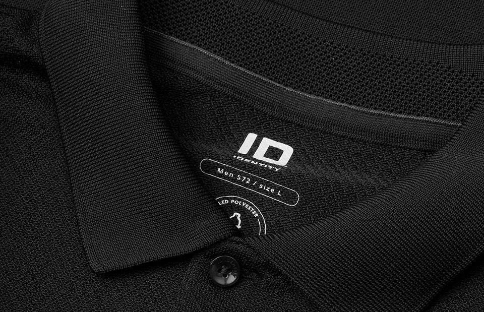 ID 0572 Poloshirt | active nærbillede med logo