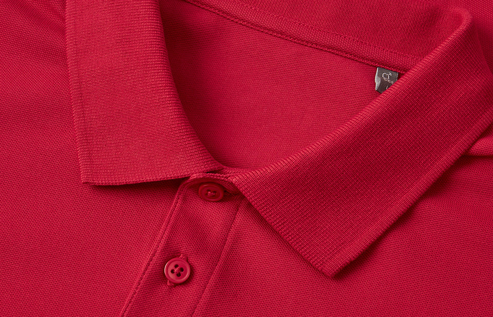 ID 0586 Poloshirt | økologisk produktbillede med logo